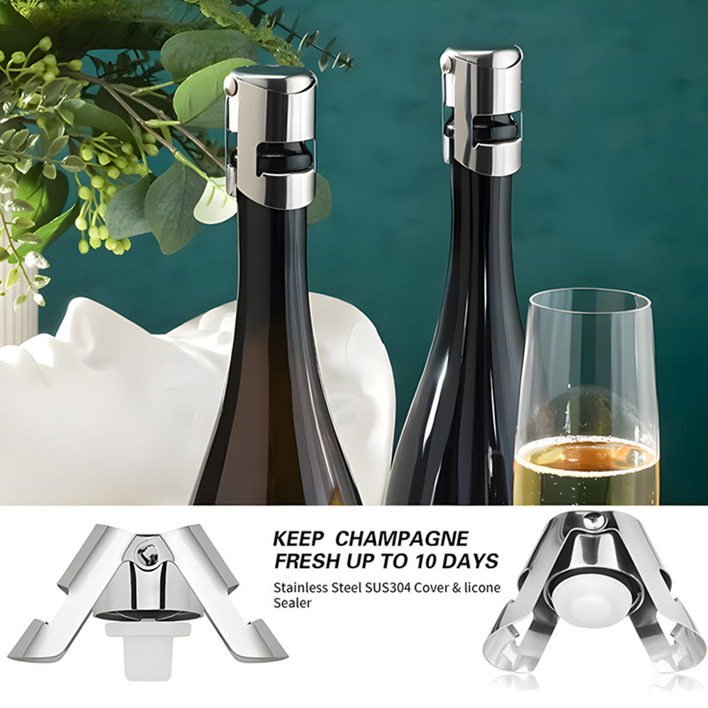 Stainless Steel Champagne Stopper Wine Stopper