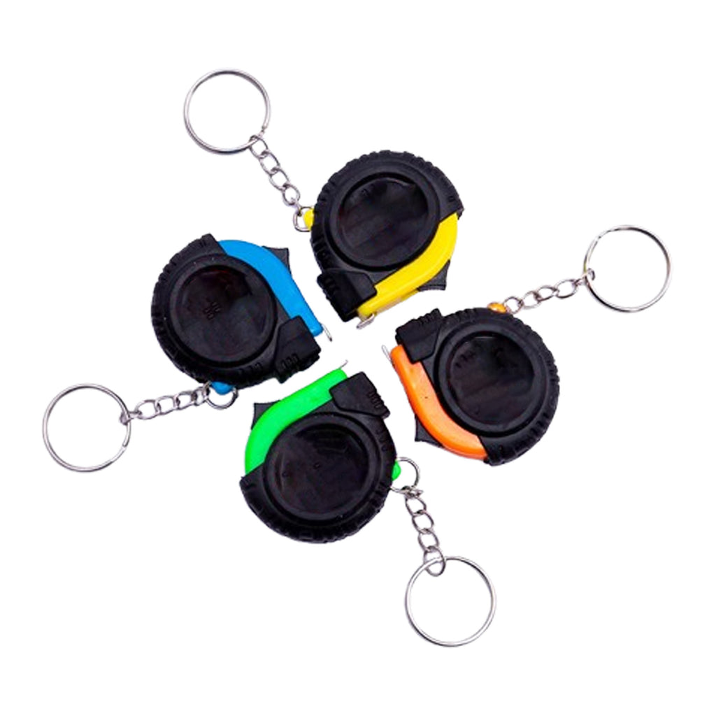 Plastic Case Steel Tape Measure With Key Ring