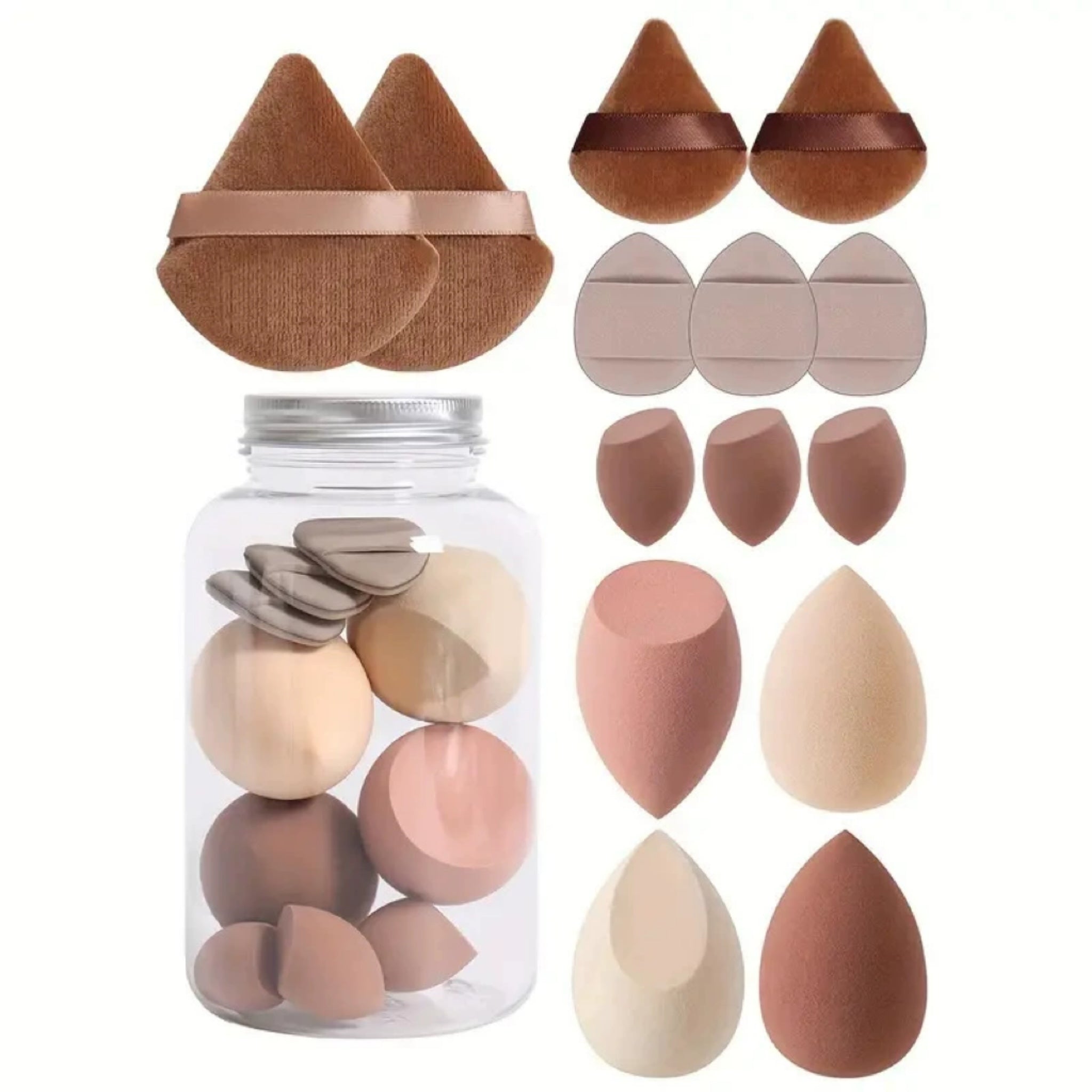 14-Piece Makeup Puff Set