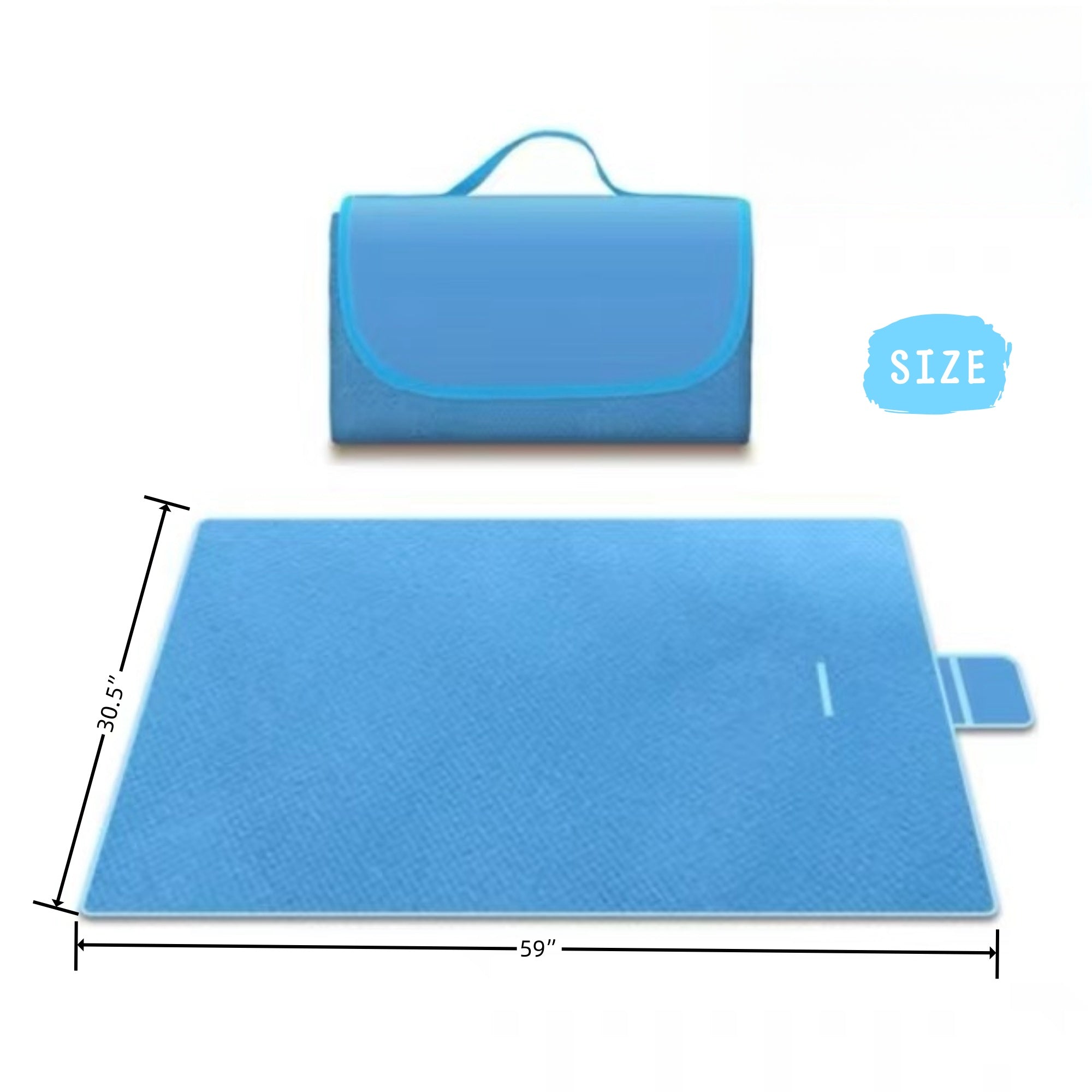 Quarry Roll Up Picnic Blankets