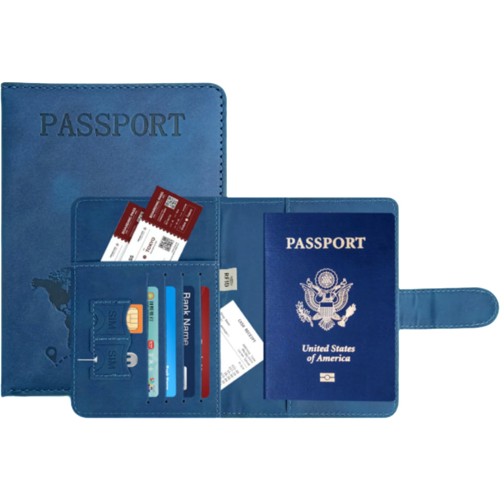 Leather Passport Protecting Cover