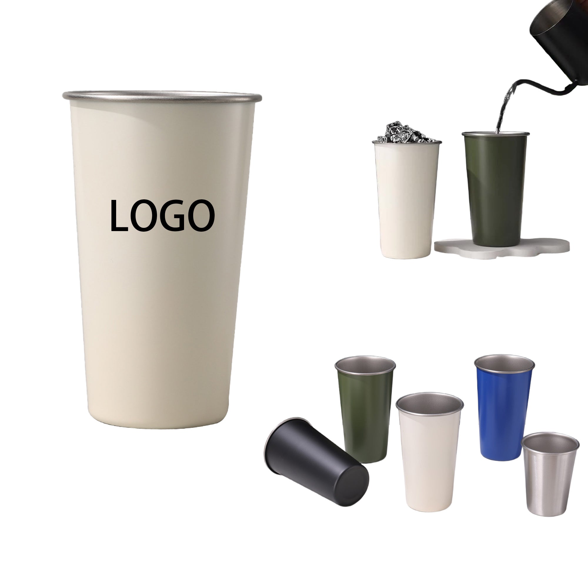 Stainless Steel Beer Mugs