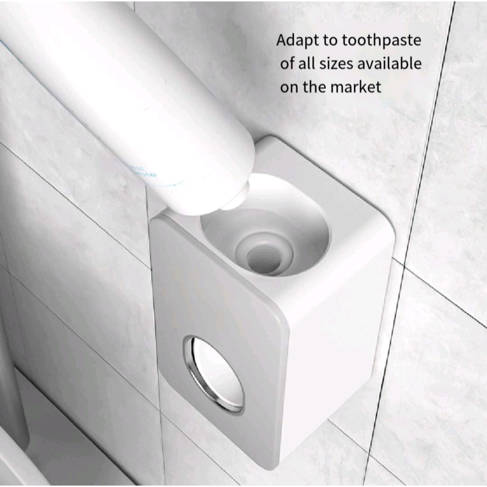 Drill Free Automatic Toothpaste Dispenser