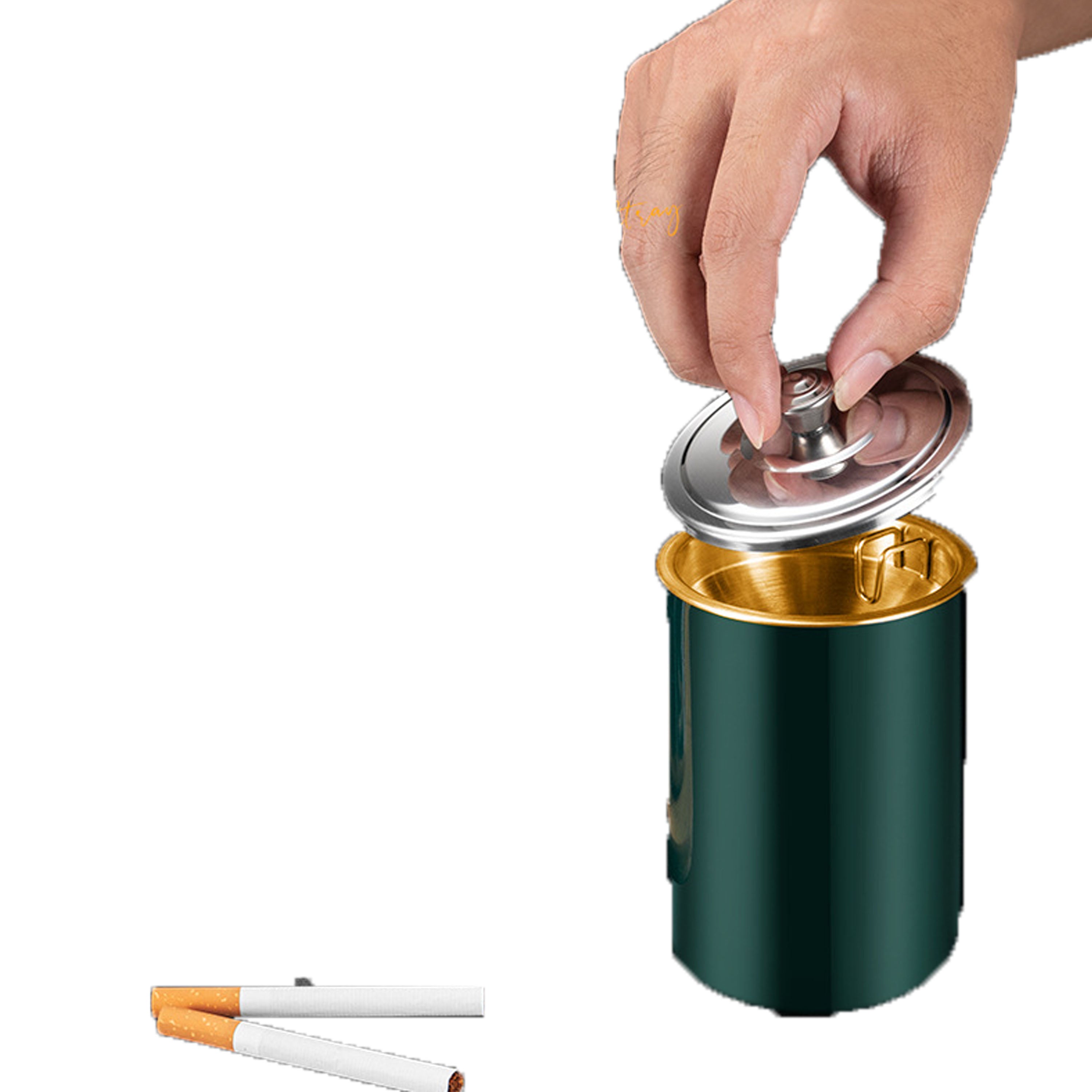 Outdoor Ashtray With Lid
