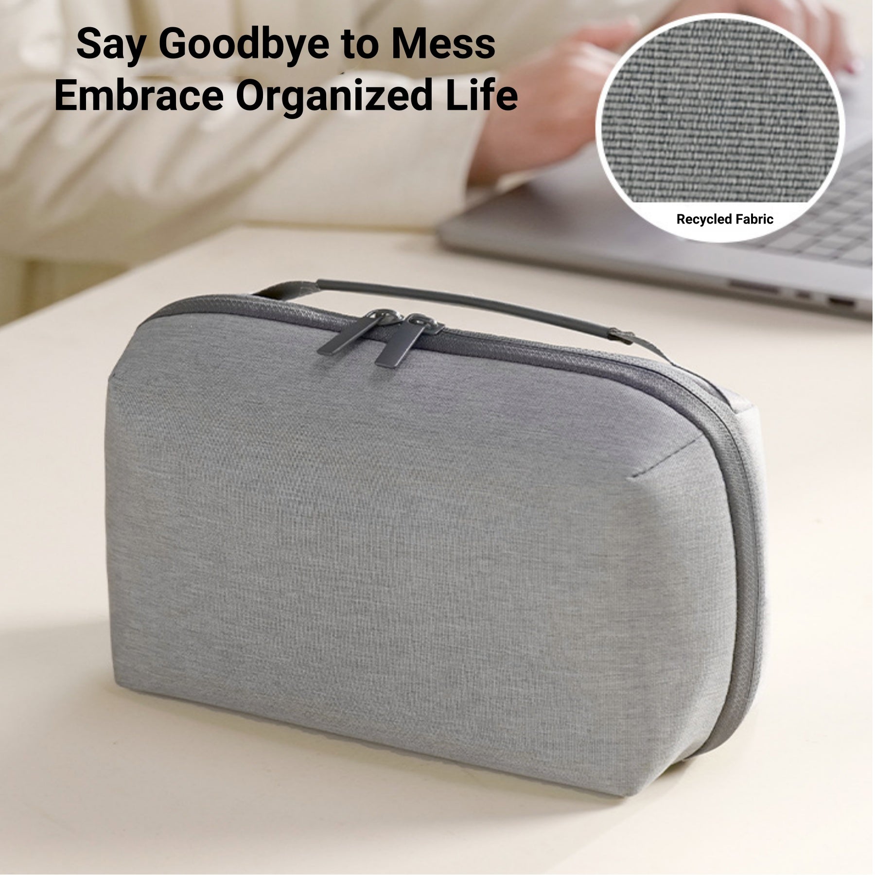 Handheld Data Cable Organizer Bag