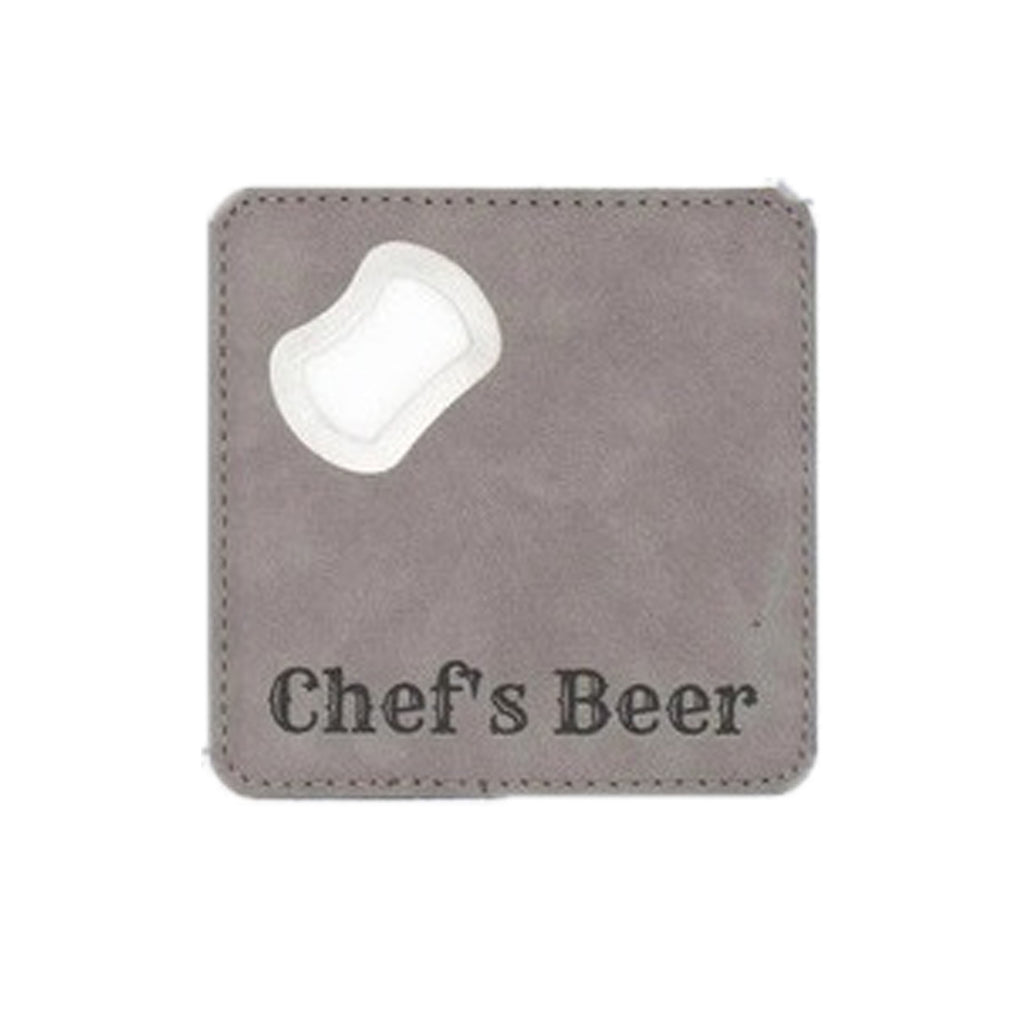 2-In-1 Leather Bottle Opener