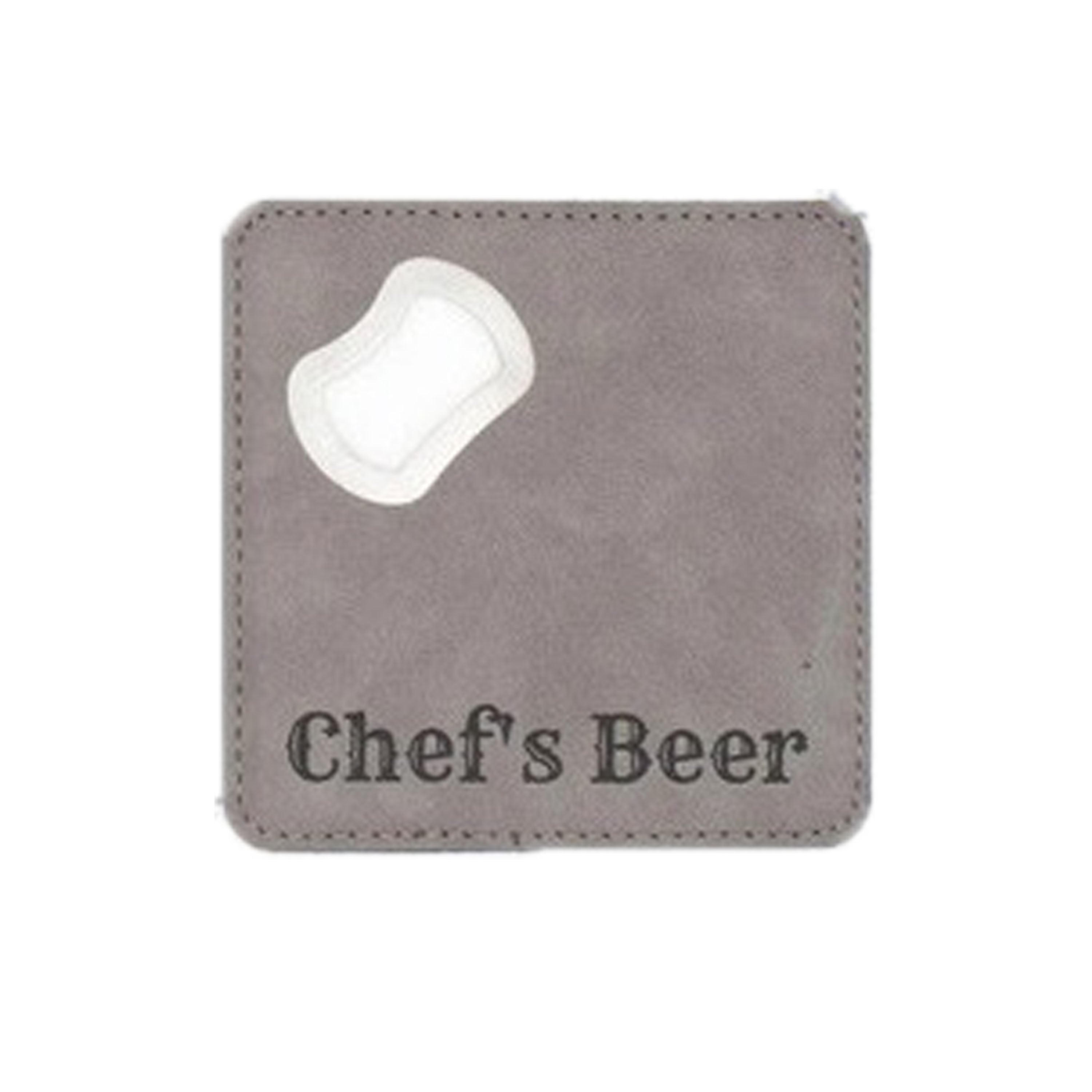 2-In-1 Leather Bottle Opener