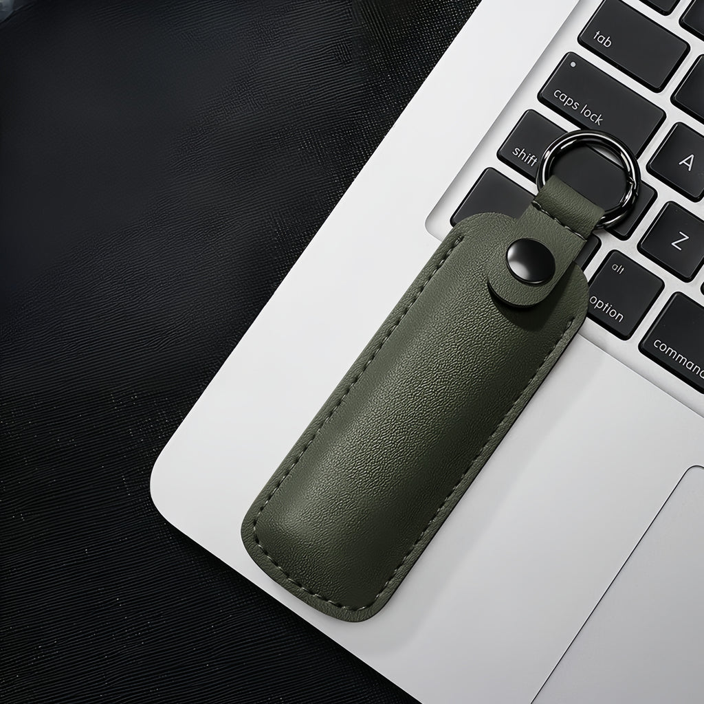 USB Flash Drive Leather Storage Case