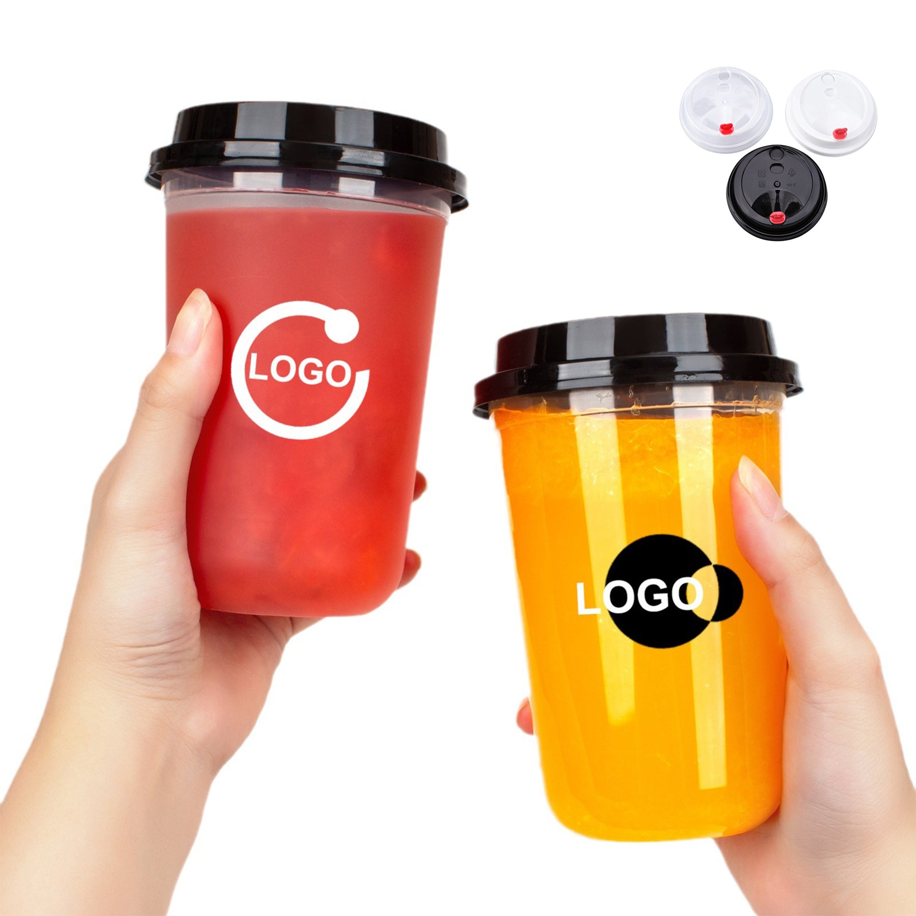 U Shaped Plastic Disposable Drinking Cup