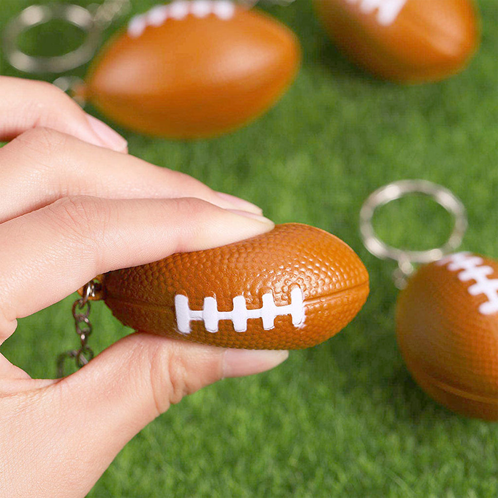 PU Football Key Ring