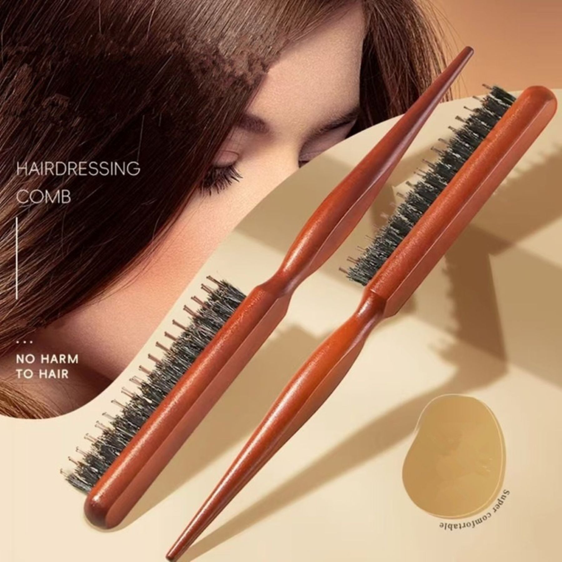 Narrow-toothed Three-row Comb