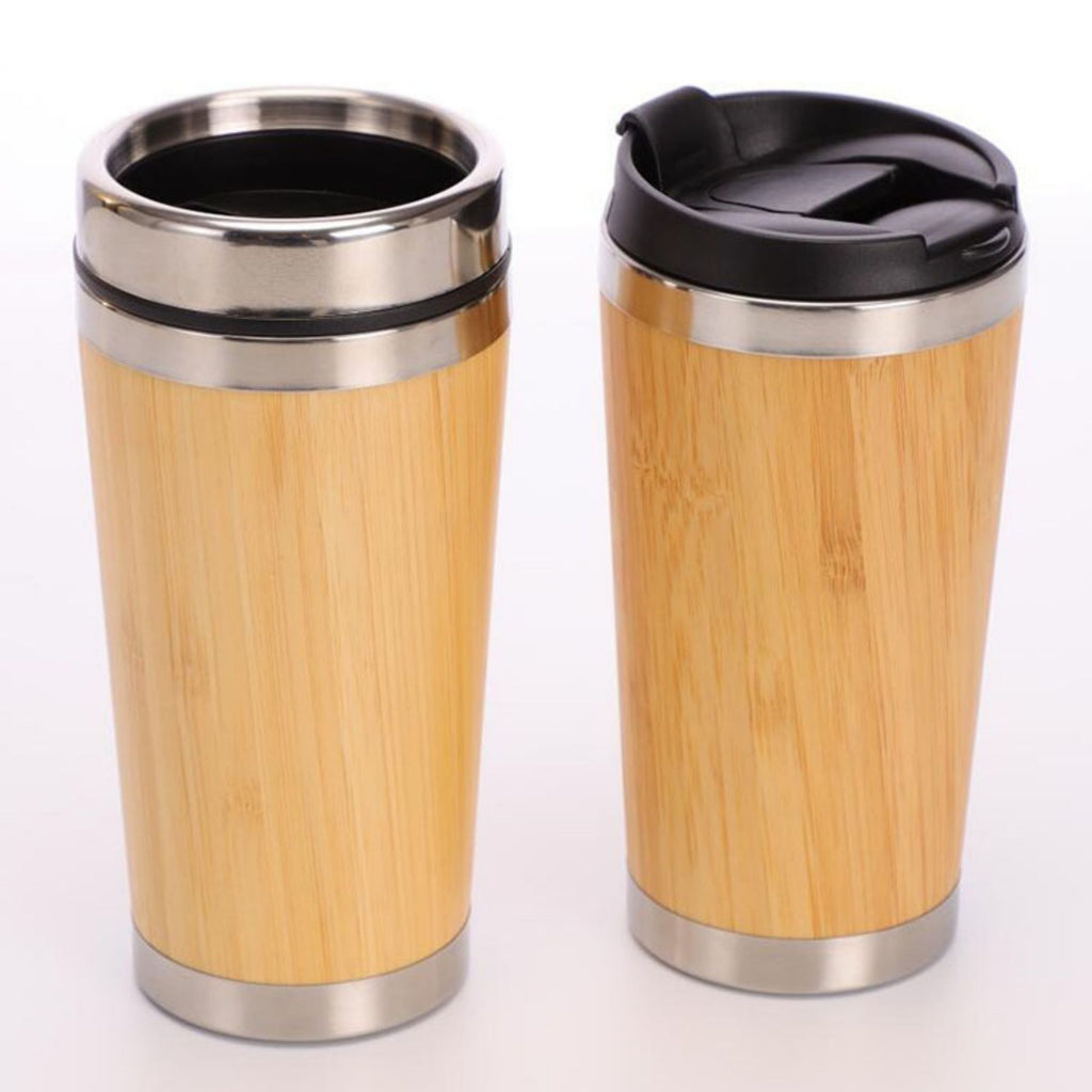 Custom Bamboo Travel Coffee Mug