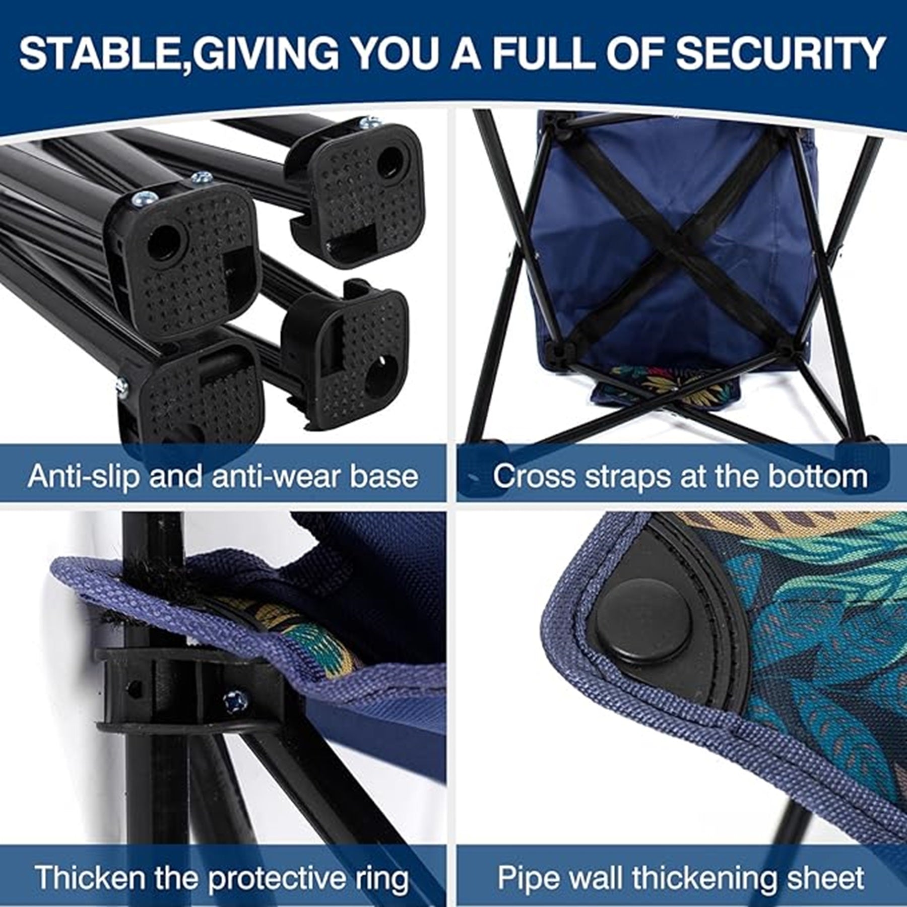 Aluminum Alloy Frame Folding Backpacking Chair