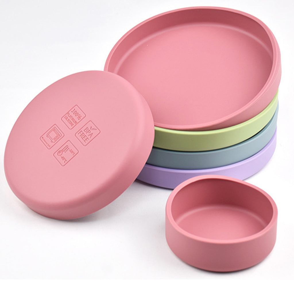 Silicone Snack Plate Set