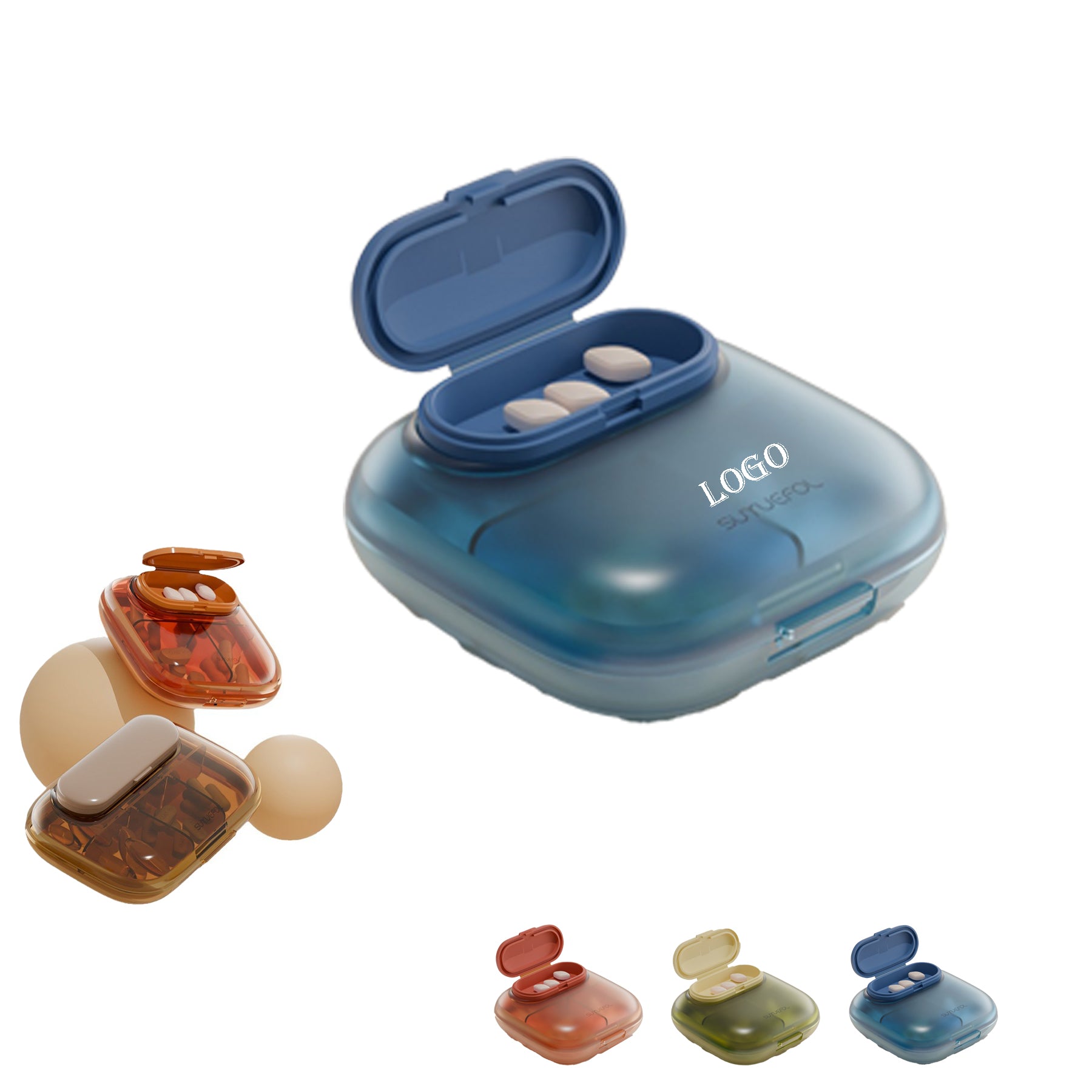 Waterproof Portable Daily Small Pill Case