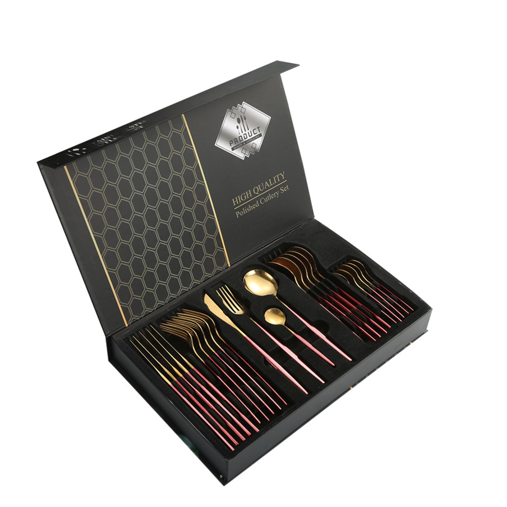 Stainless Steel Cutlery 24-Piece Set