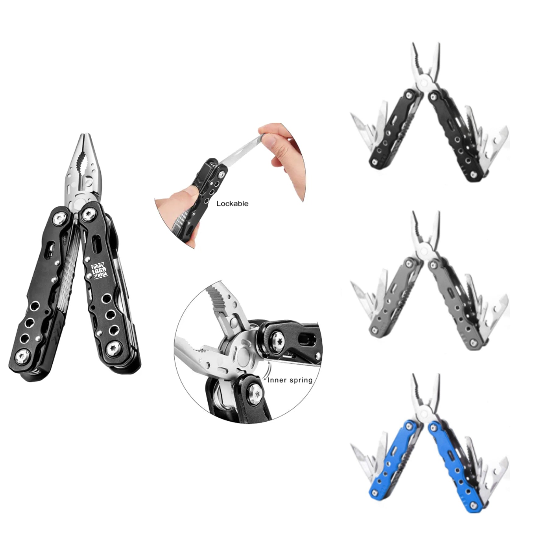 Multifunctional 14 in 1 Stainless Steel Pliers