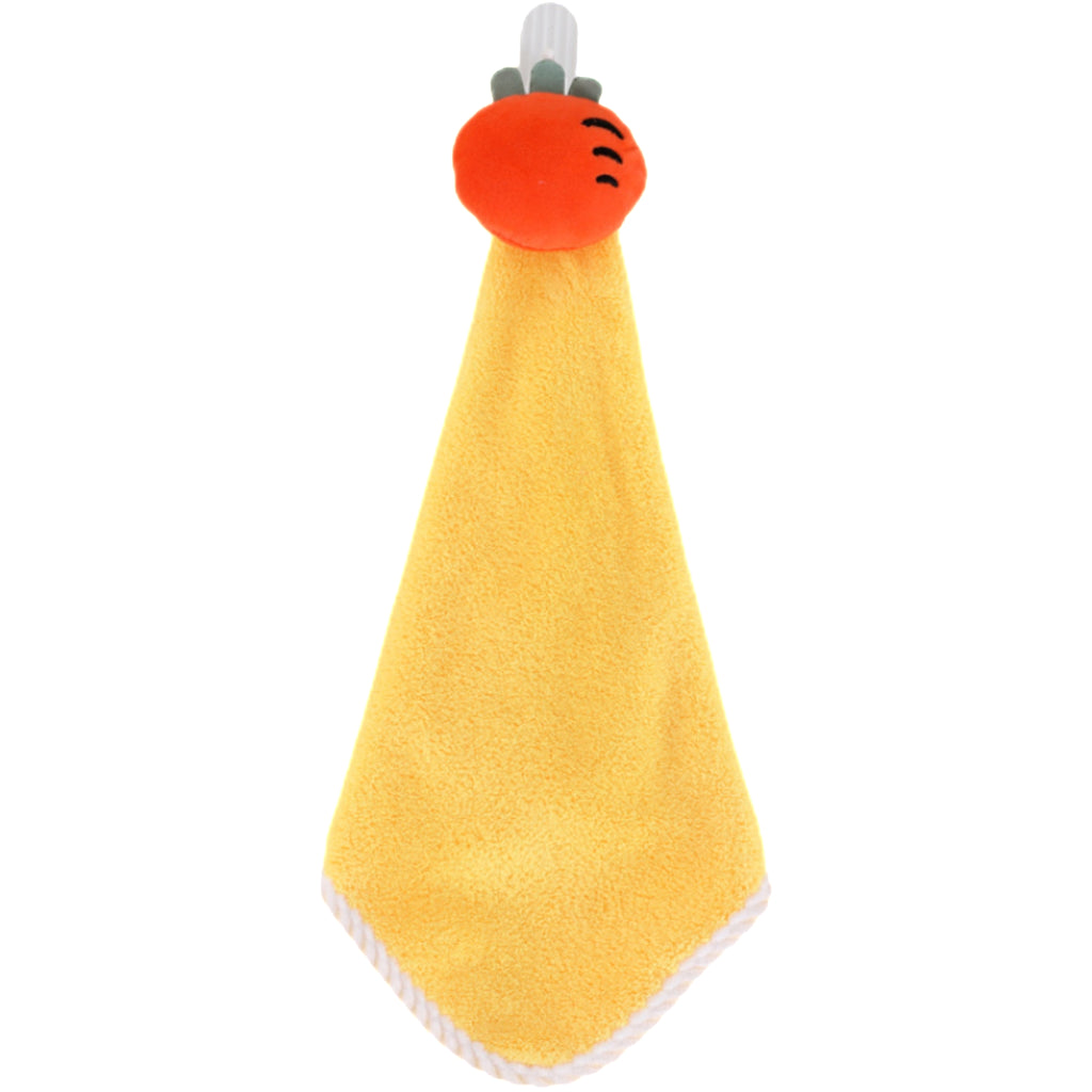 Hanging Coral Fleece Hand - Drying Towel