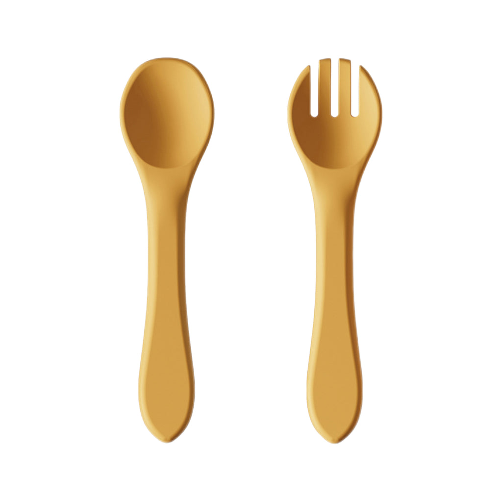 Kids’ Silicone Soft Fork & Spoon Set