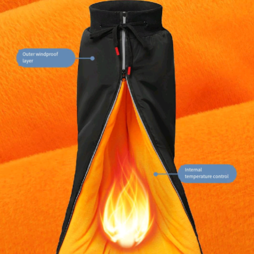 Riding Knee Guards Reflective Zipper Ankle Cover Thermal