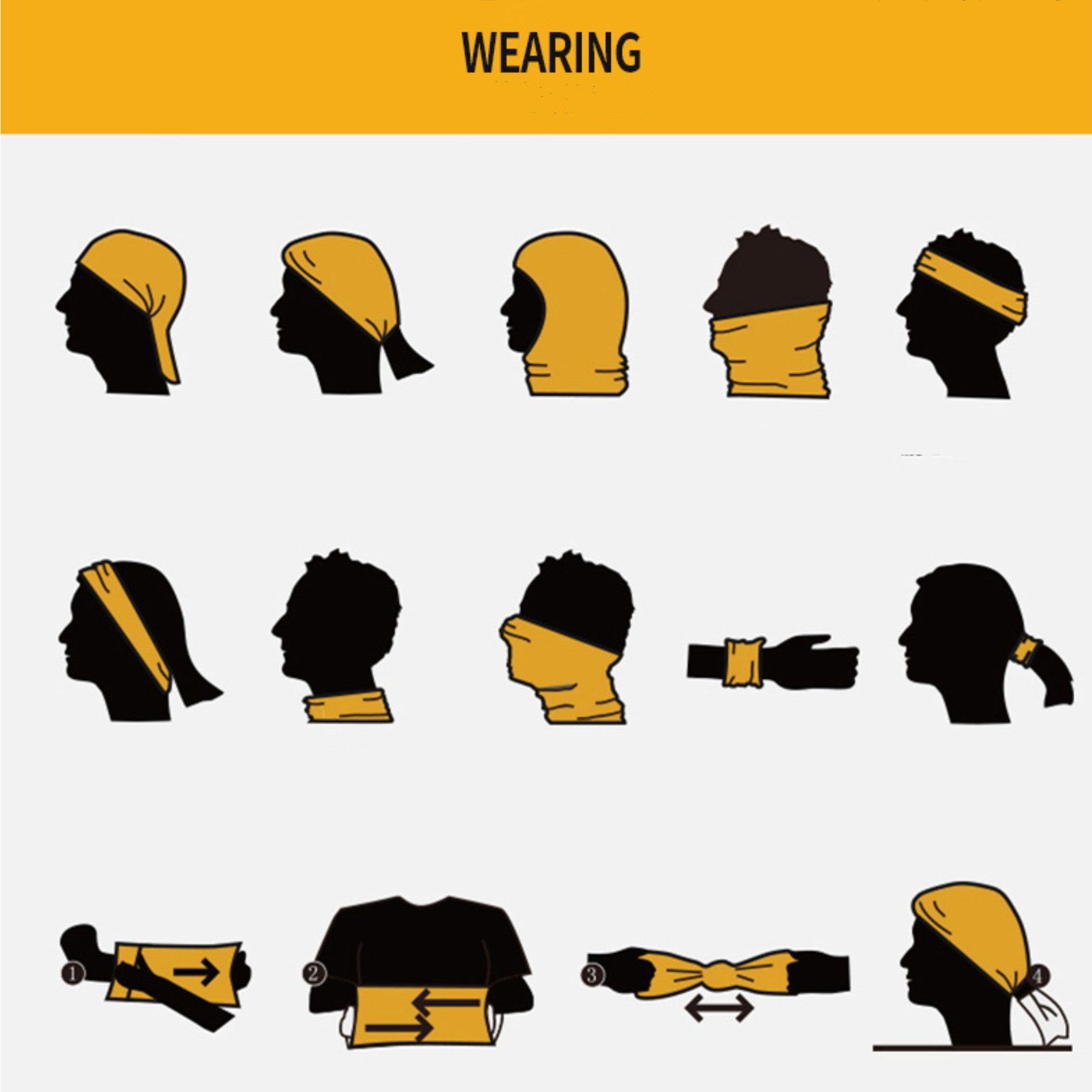 Face Mask Multi-Functional Bandana