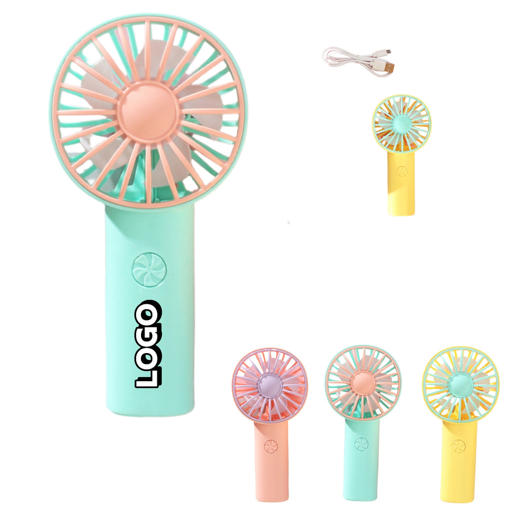 Handheld Fan With Built-In Rechargeable Battery