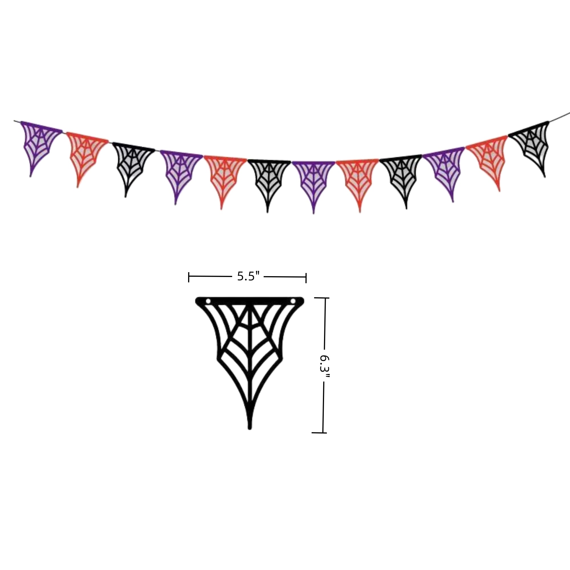 Halloween Spooky Night Decorative Banner