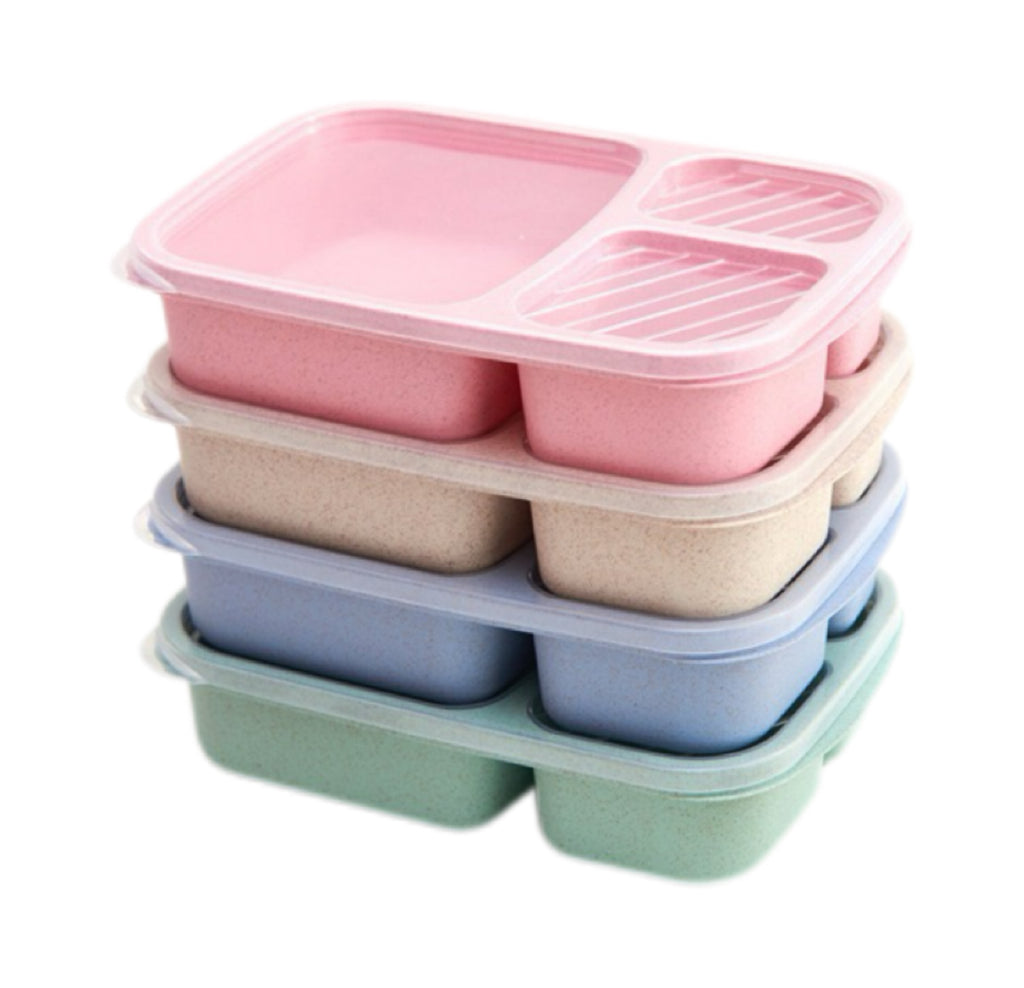 Three Compartments Lunch Box