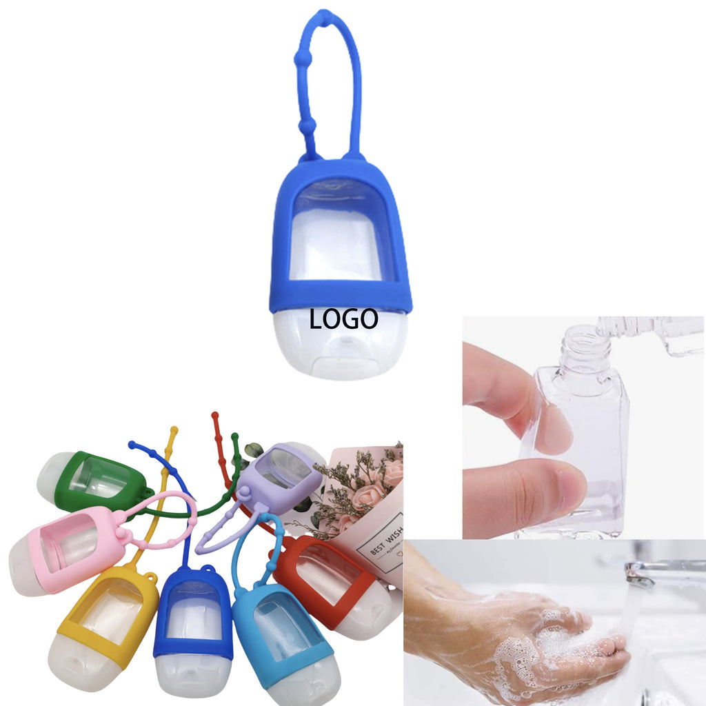Hand Sanitizer Bottle Keychain Holder