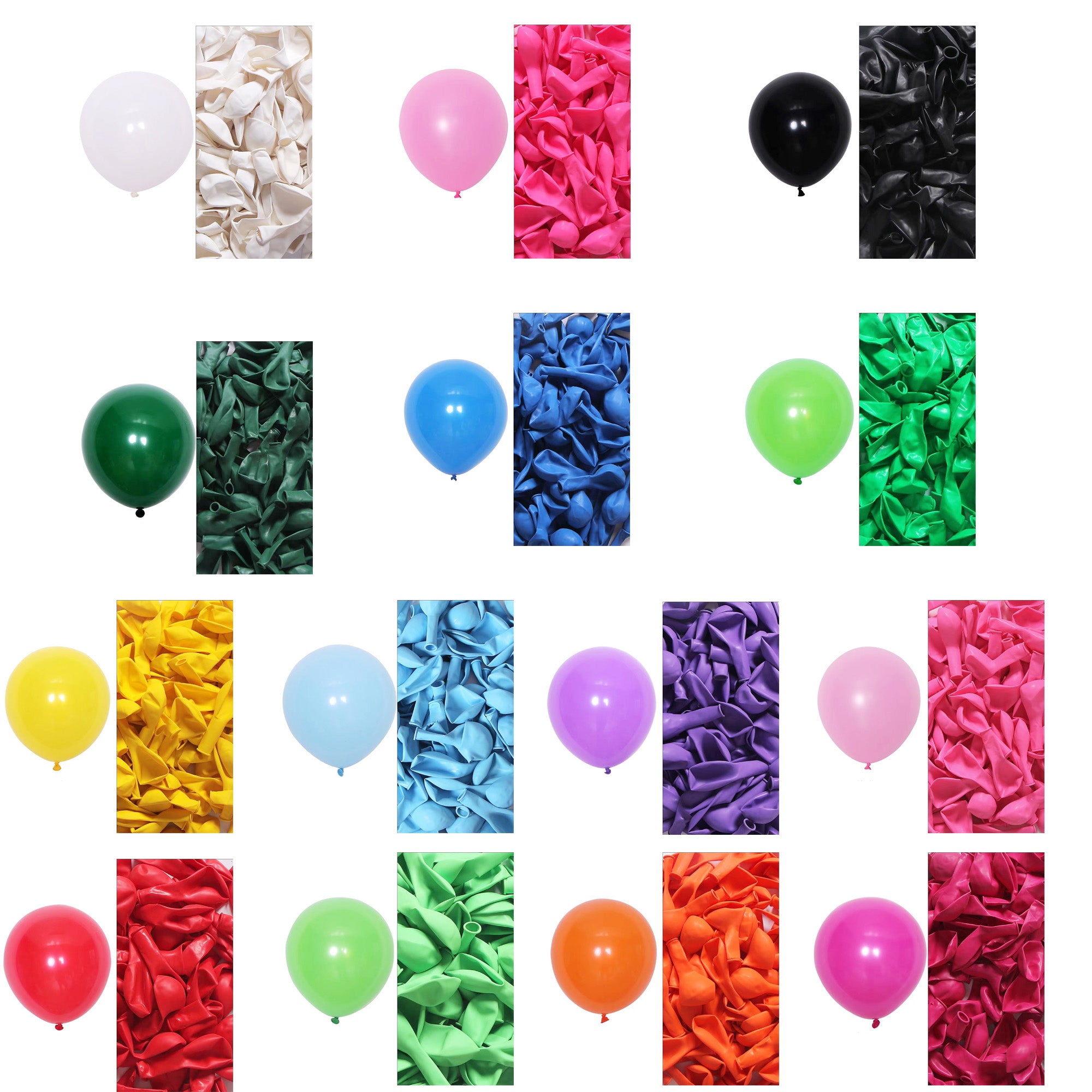 Custom 12" Latex Colorful Balloons