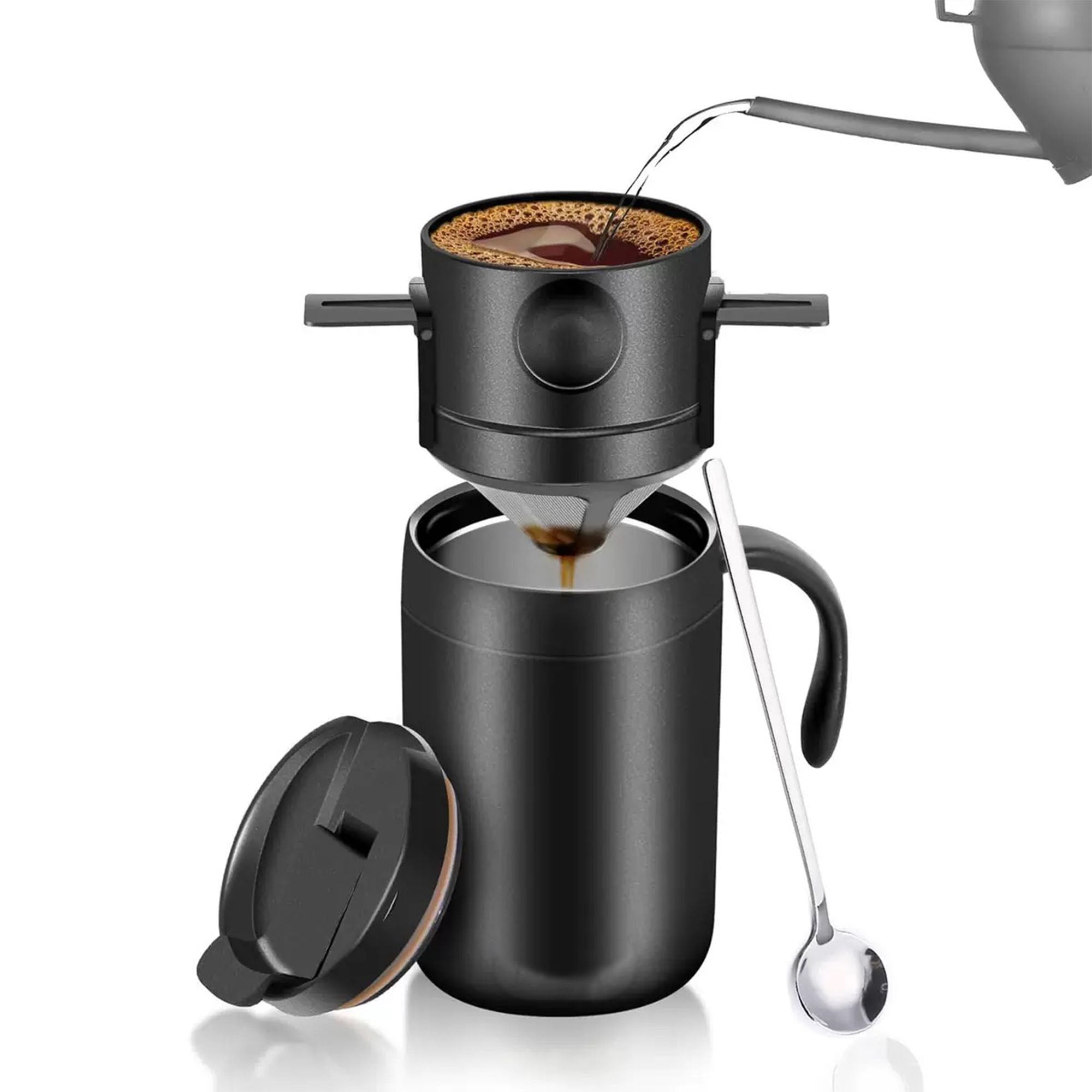 16.5 Oz. Portable Pour Over Coffee Dripper Set