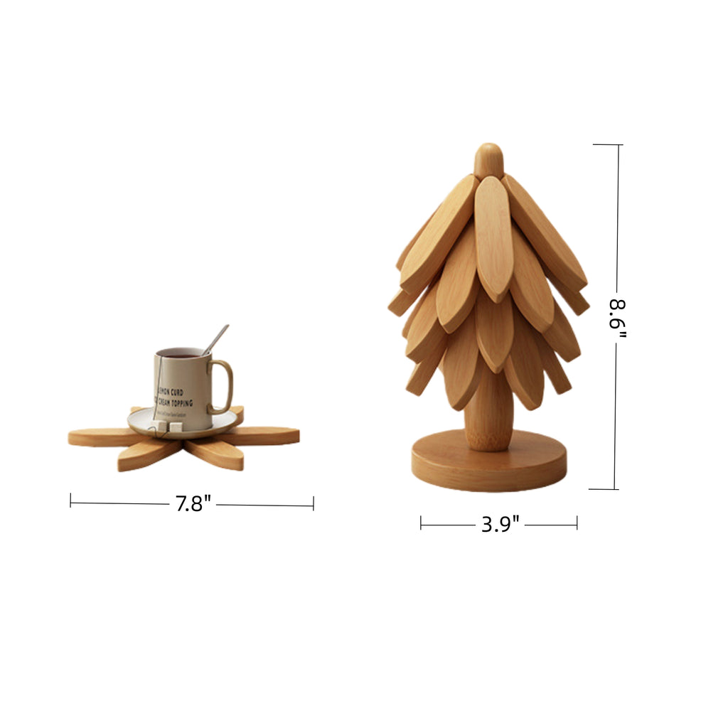 Christmas Tree-shaped Creative Pot Coaster