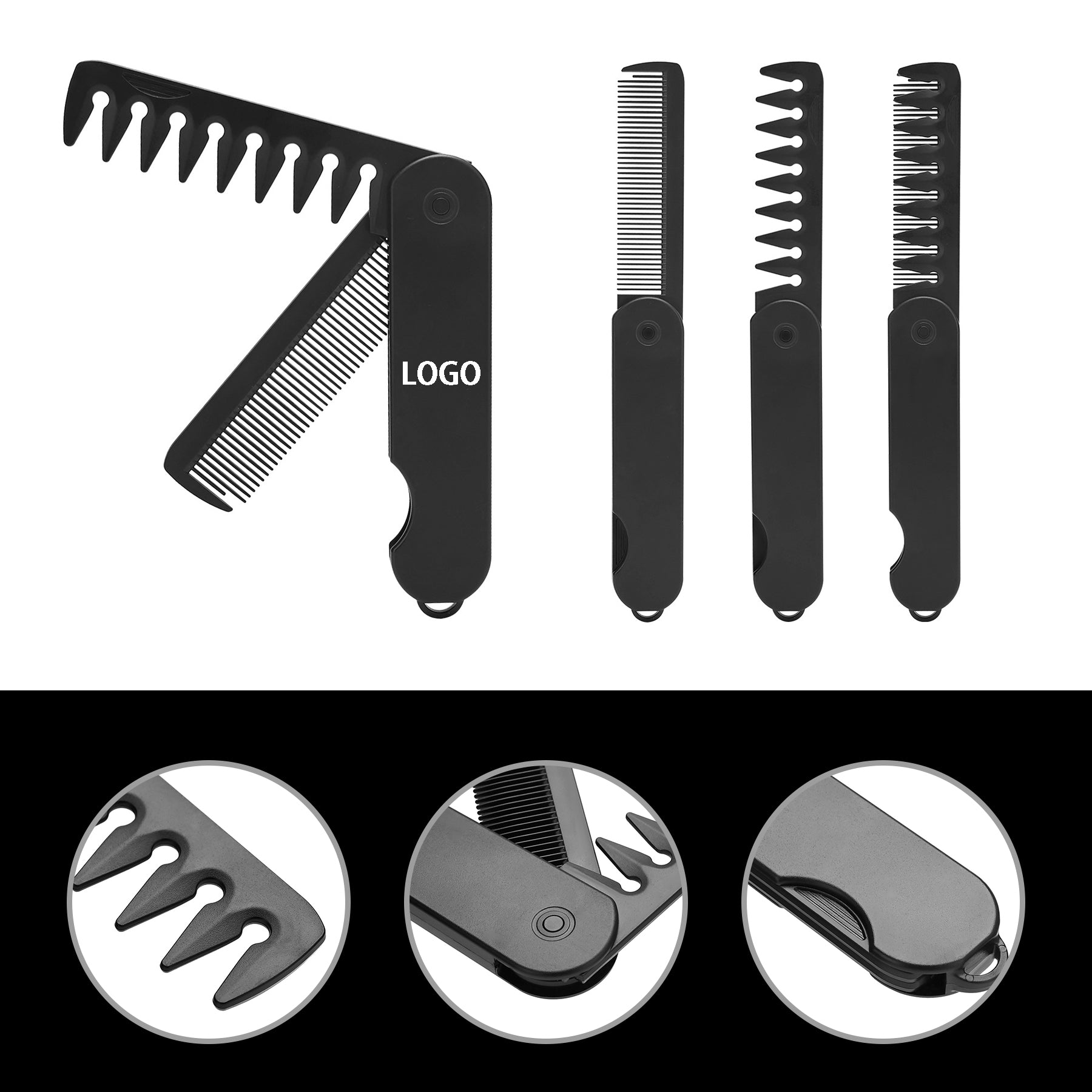 2-in-1 Folding Comb for Men