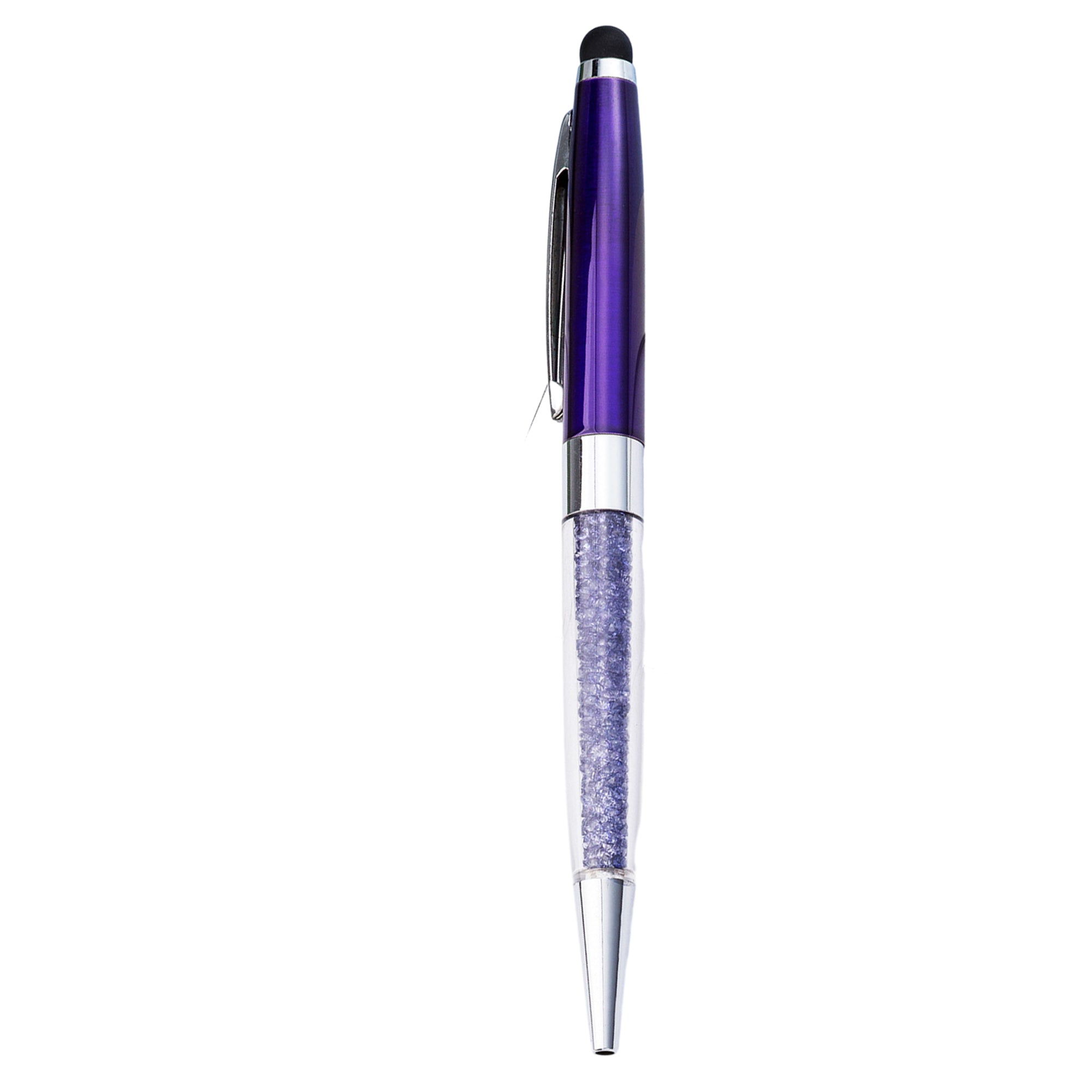 Crystal Ballpoint Pen With Stylus