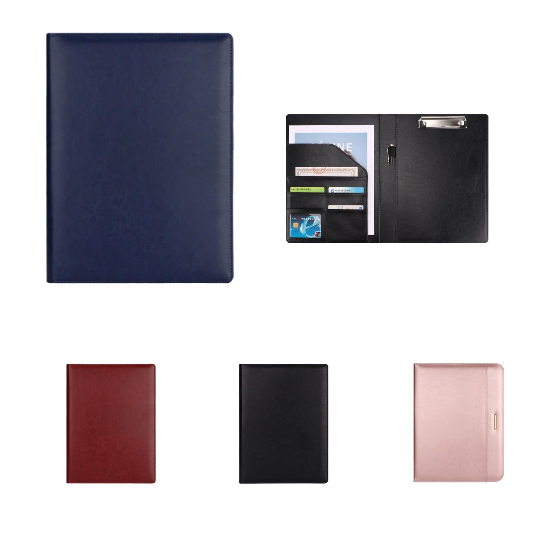 New Age Italian PU Leather Padfolio