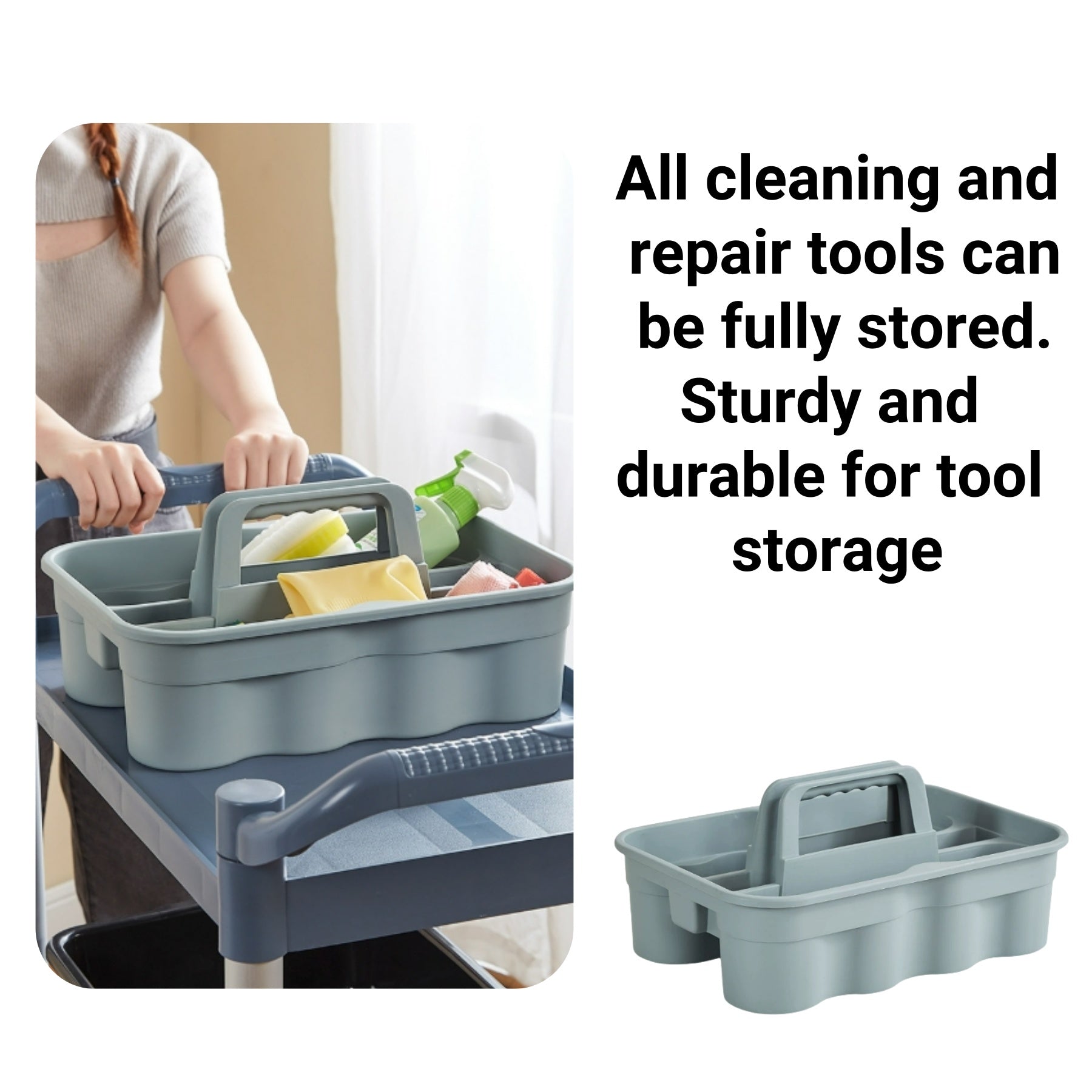 Handheld Cleaning Tool Storage Basket