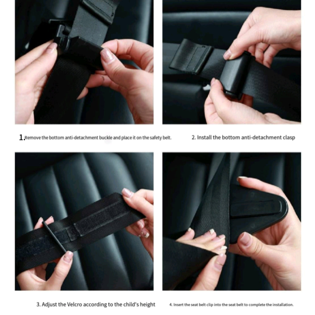 Crash Tested Adjuster Child Seatbelt Comfort