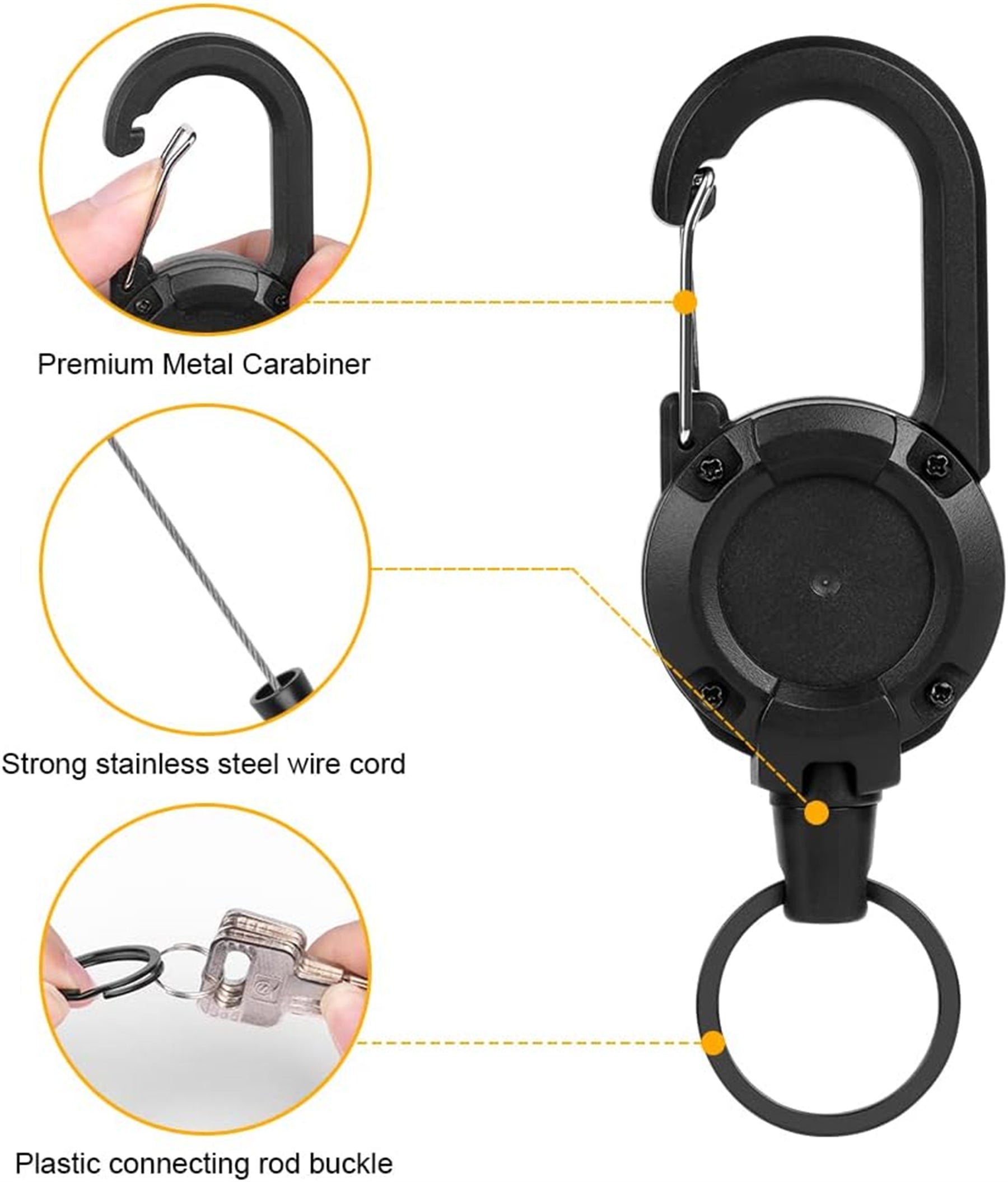 Retractable Keychain