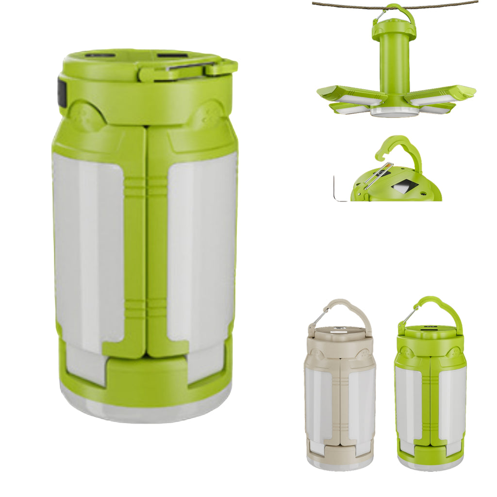 Foldable Camping Lantern 90° Waterproof Battery Display
