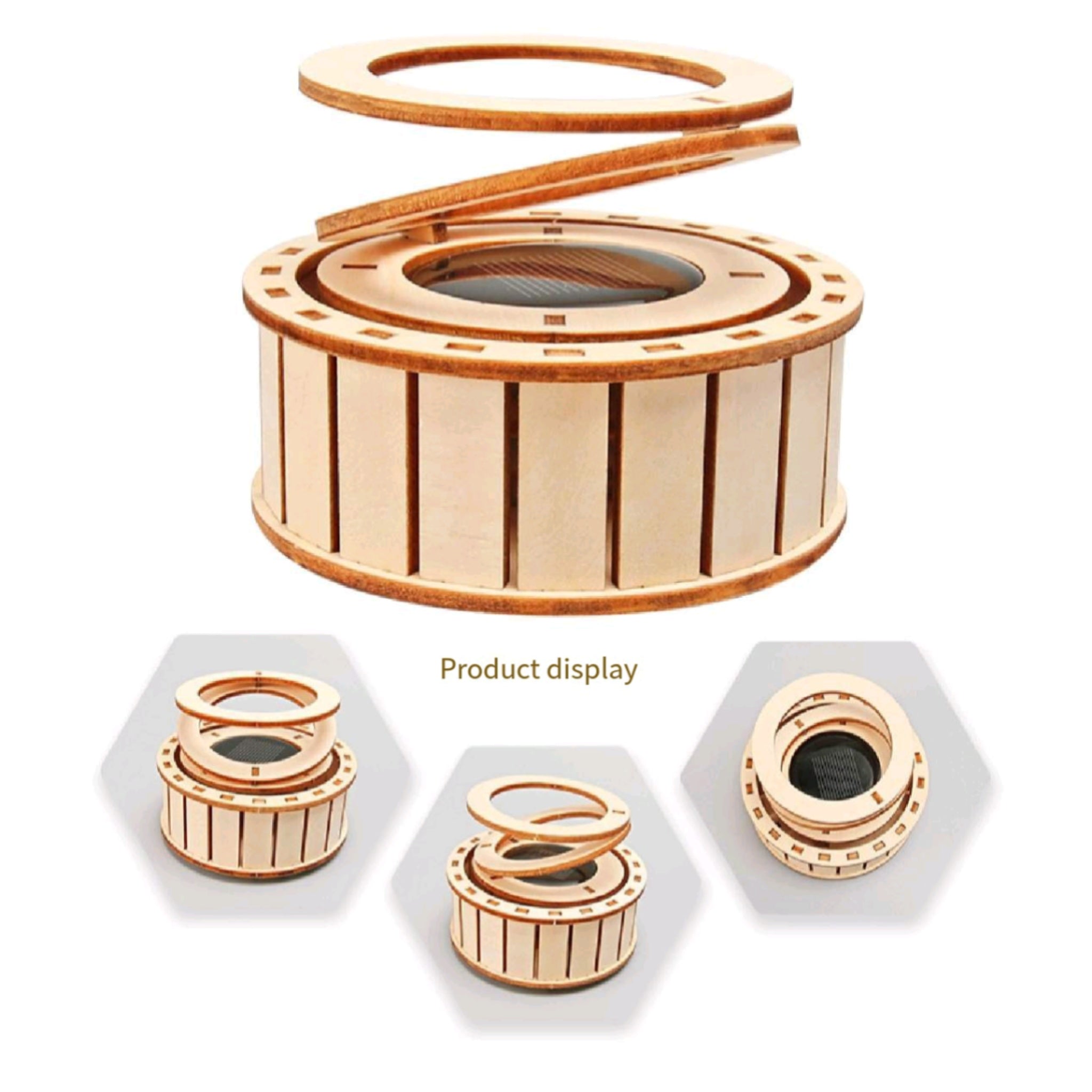 Diy Solar Powered Double Ring Model