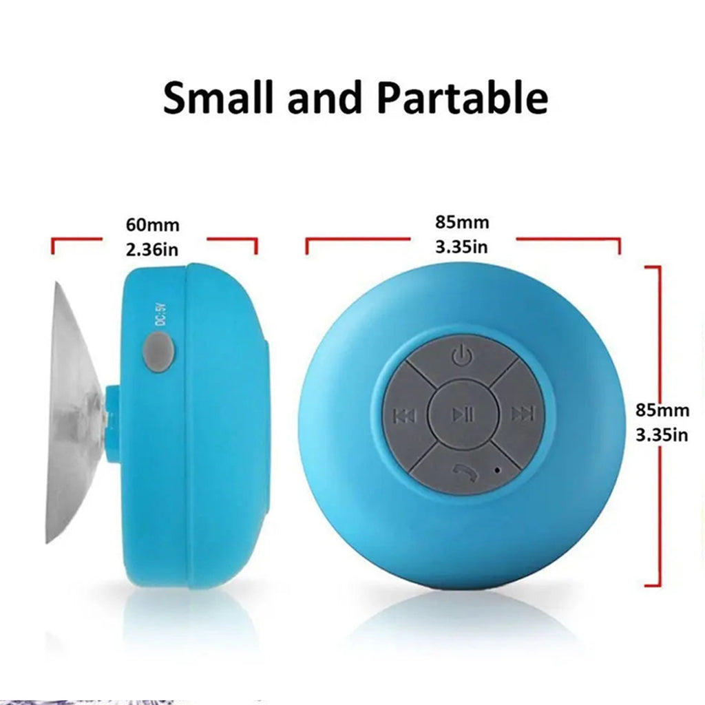 Big Suction Cup Waterproof Bluetooth Speaker