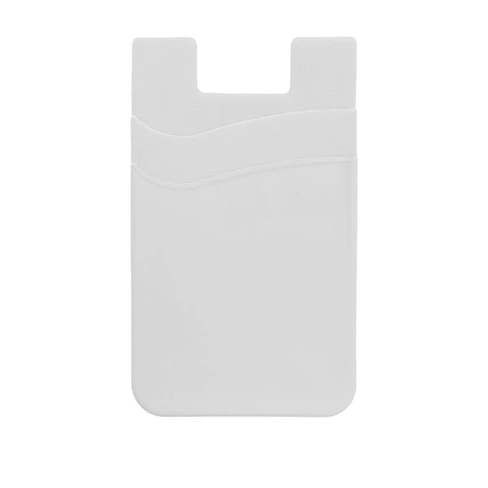 Silicone Double - Layer Phone Card Holder Back Sticker