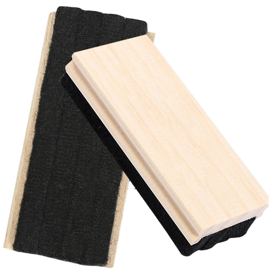 Thickened Black Felt Wooden Chalkboard Eraser