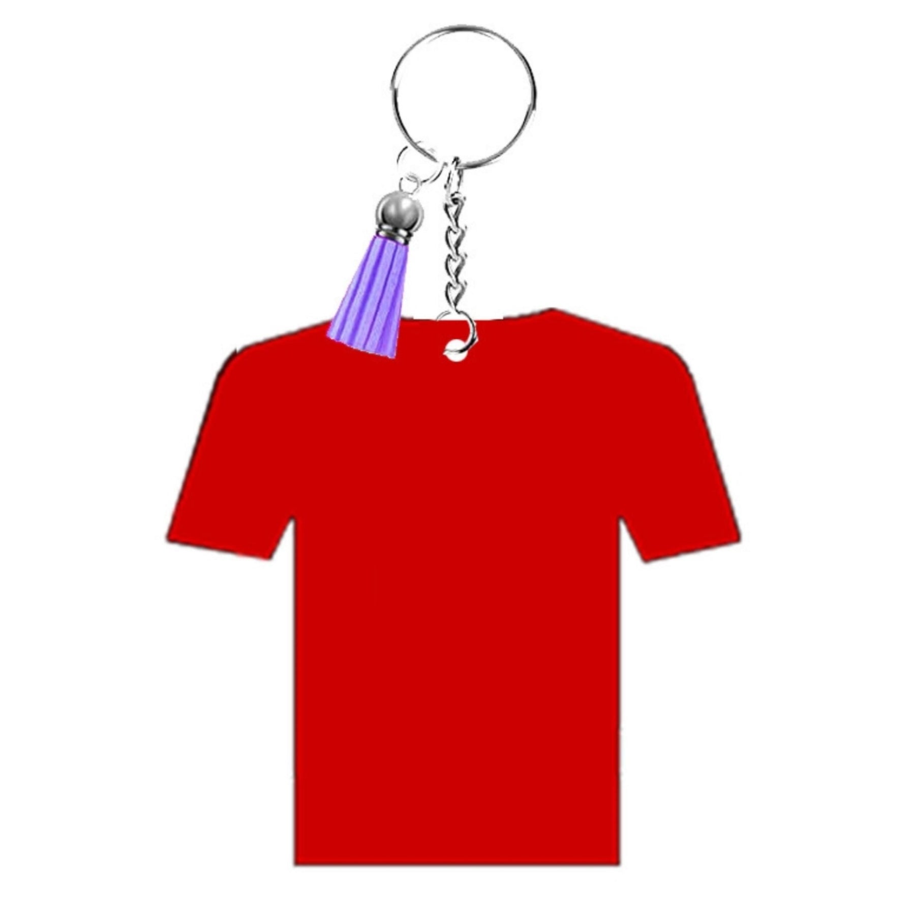 Thermal Sublimation Helmet Shirt key Chain Pendant