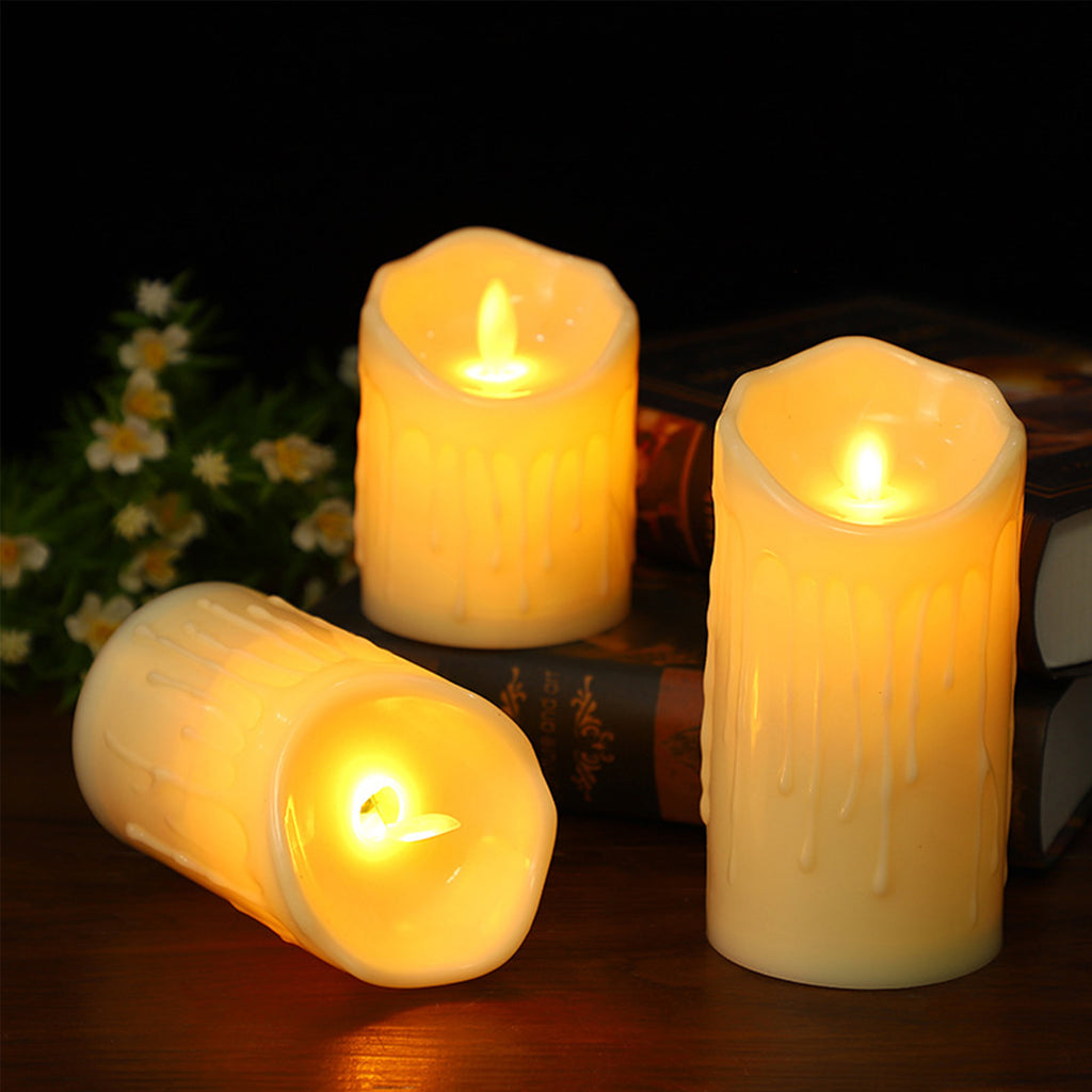 Flameless Swing LED Tea Lights Candles Battery Operated