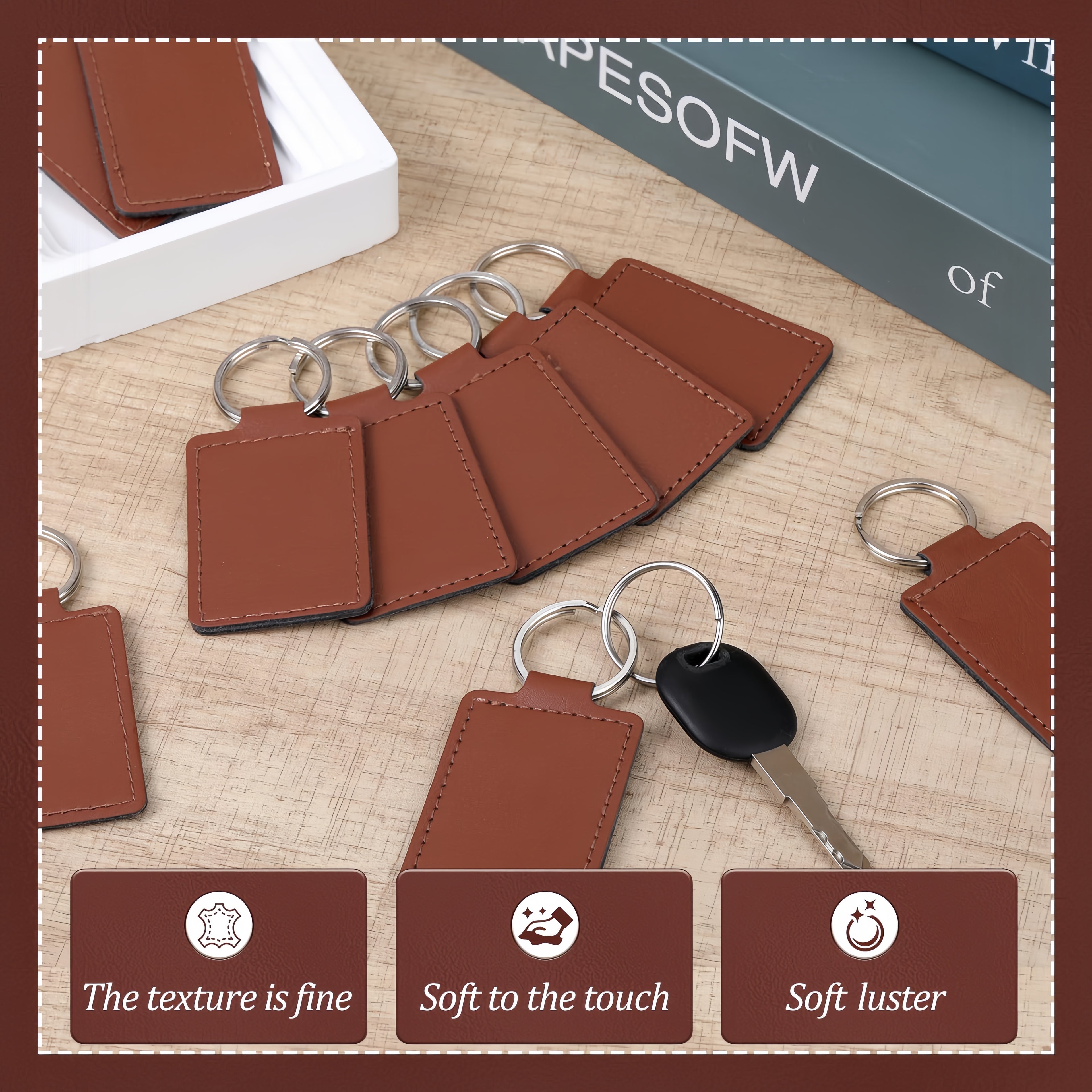 PU Leather Keychain
