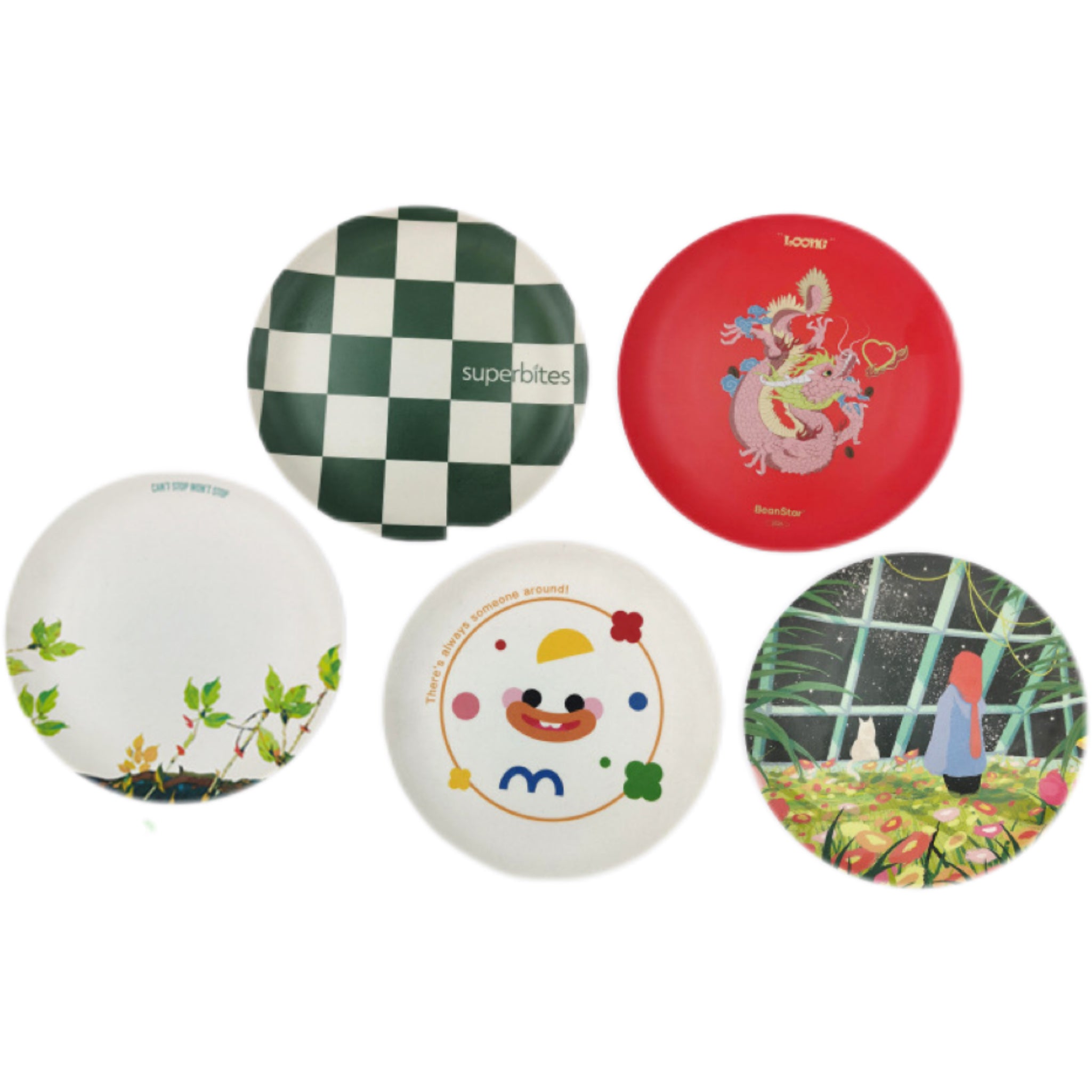 Customizable Bamboo Fiber Plate