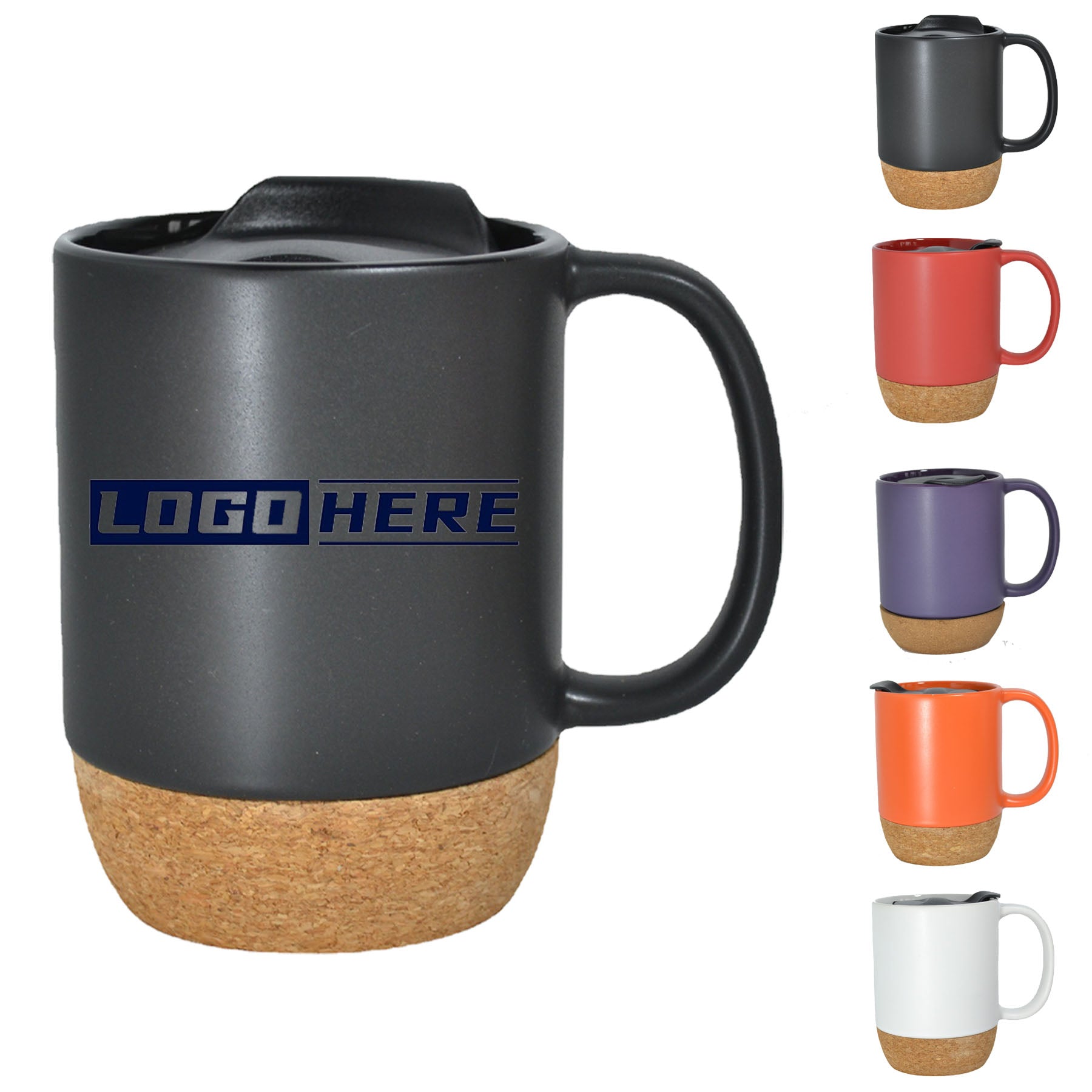 Cork Bottom Stylish Ceramic Mug