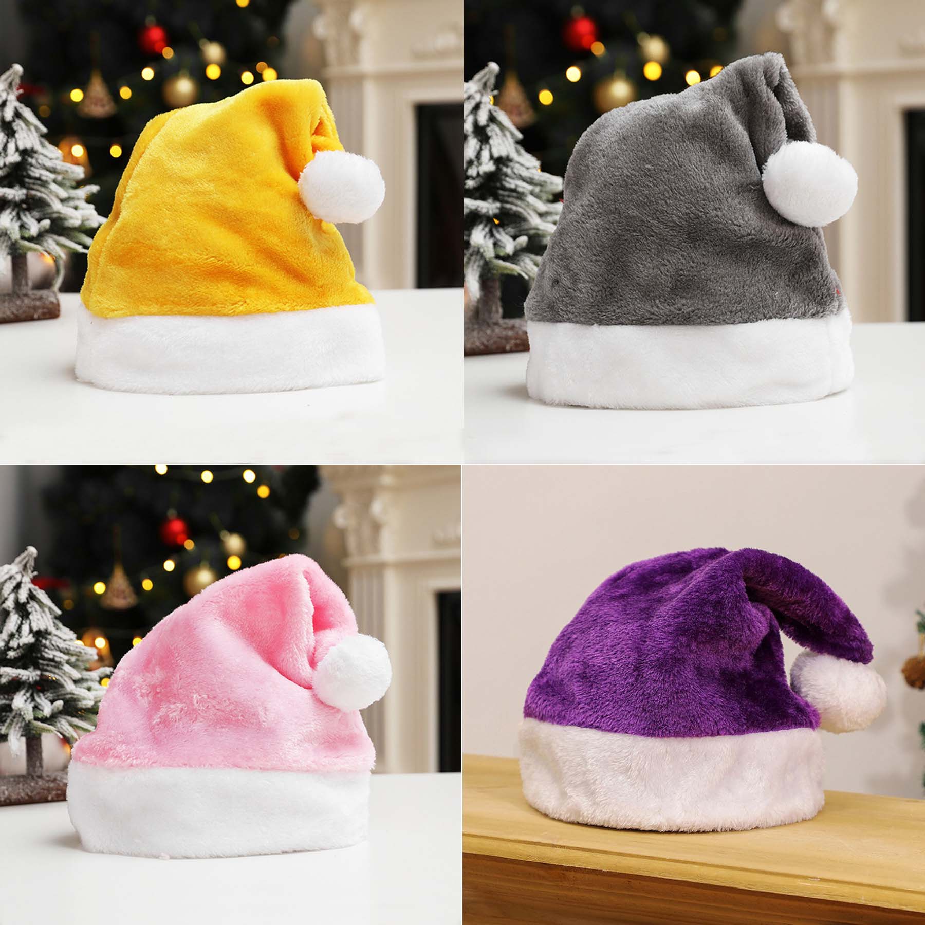 Red Plush Santa Hat