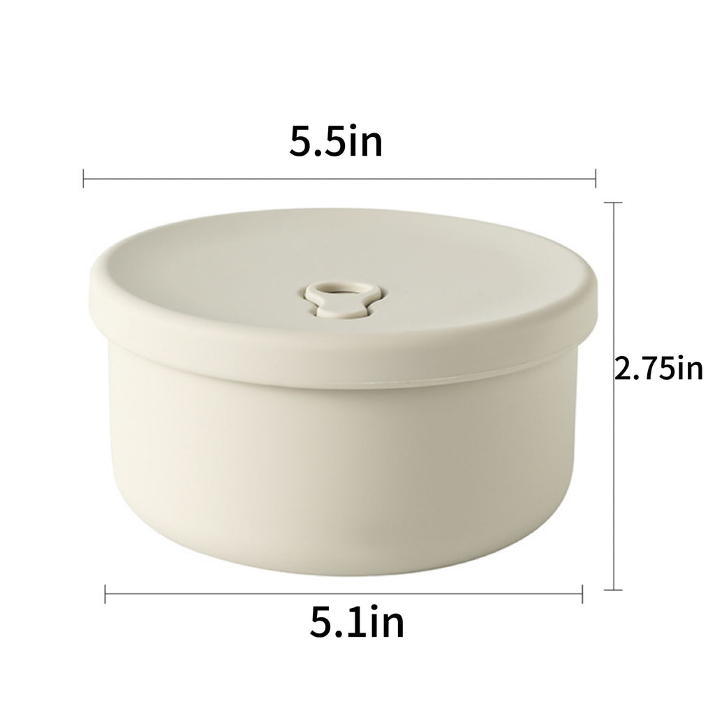 24 Oz Reusable Food-Grade Silicone Bento Box